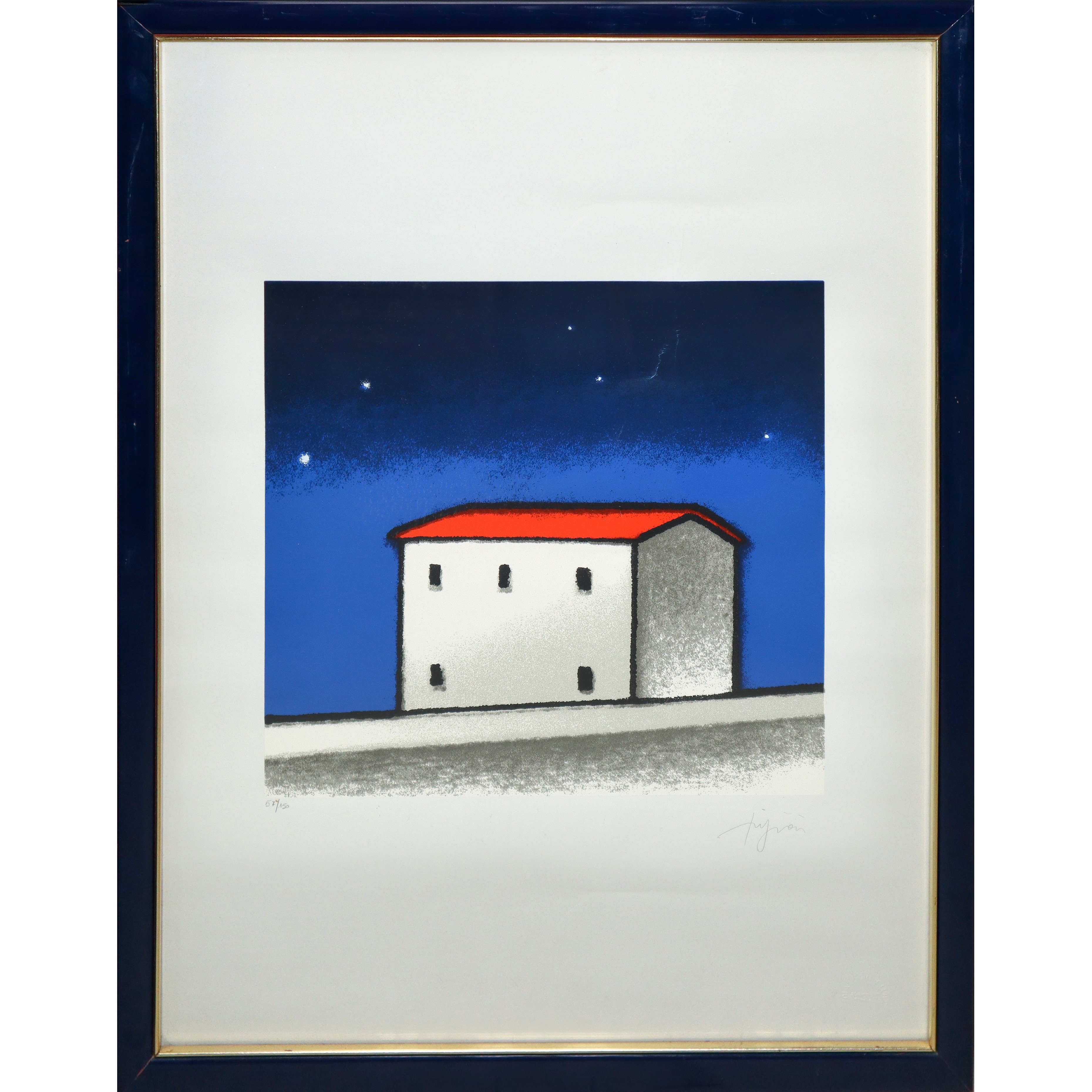 Tino Stefanoni - Casa, litografia 57/150