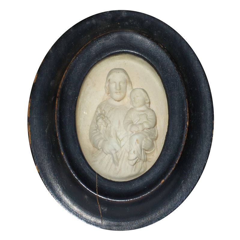 S. Giuseppe con Bambino, Piccolo Capezzale in Schiuma di Mare