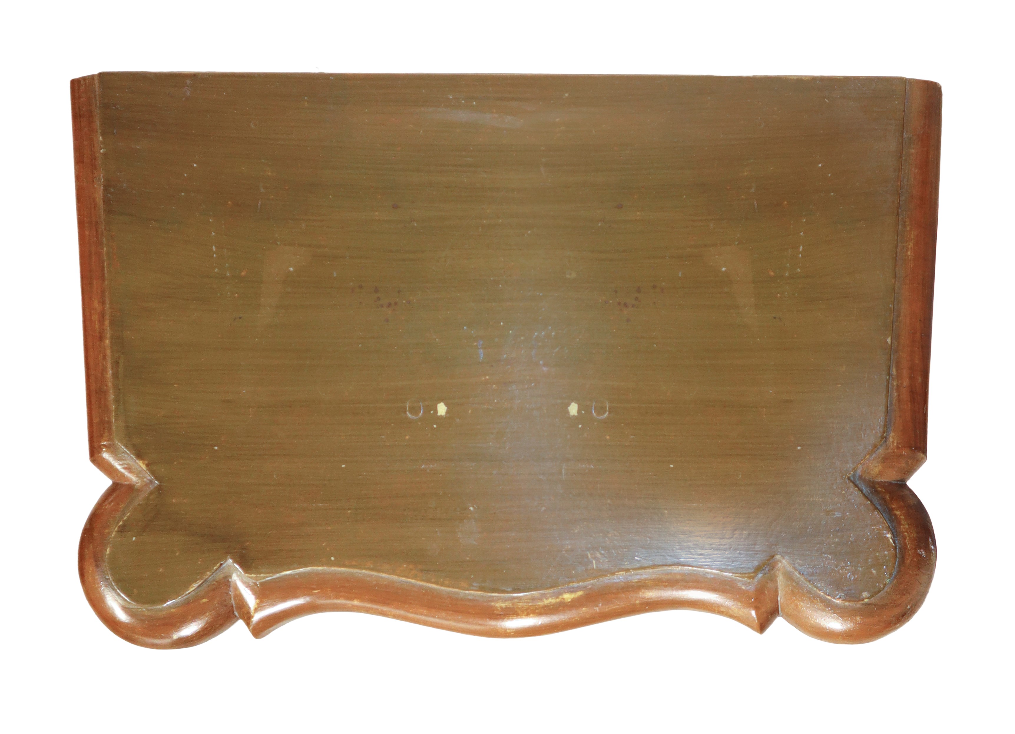 Coppia di Tavolini, Comodini Realizzati con Frammenti Barocchi in Legno Dorato.
