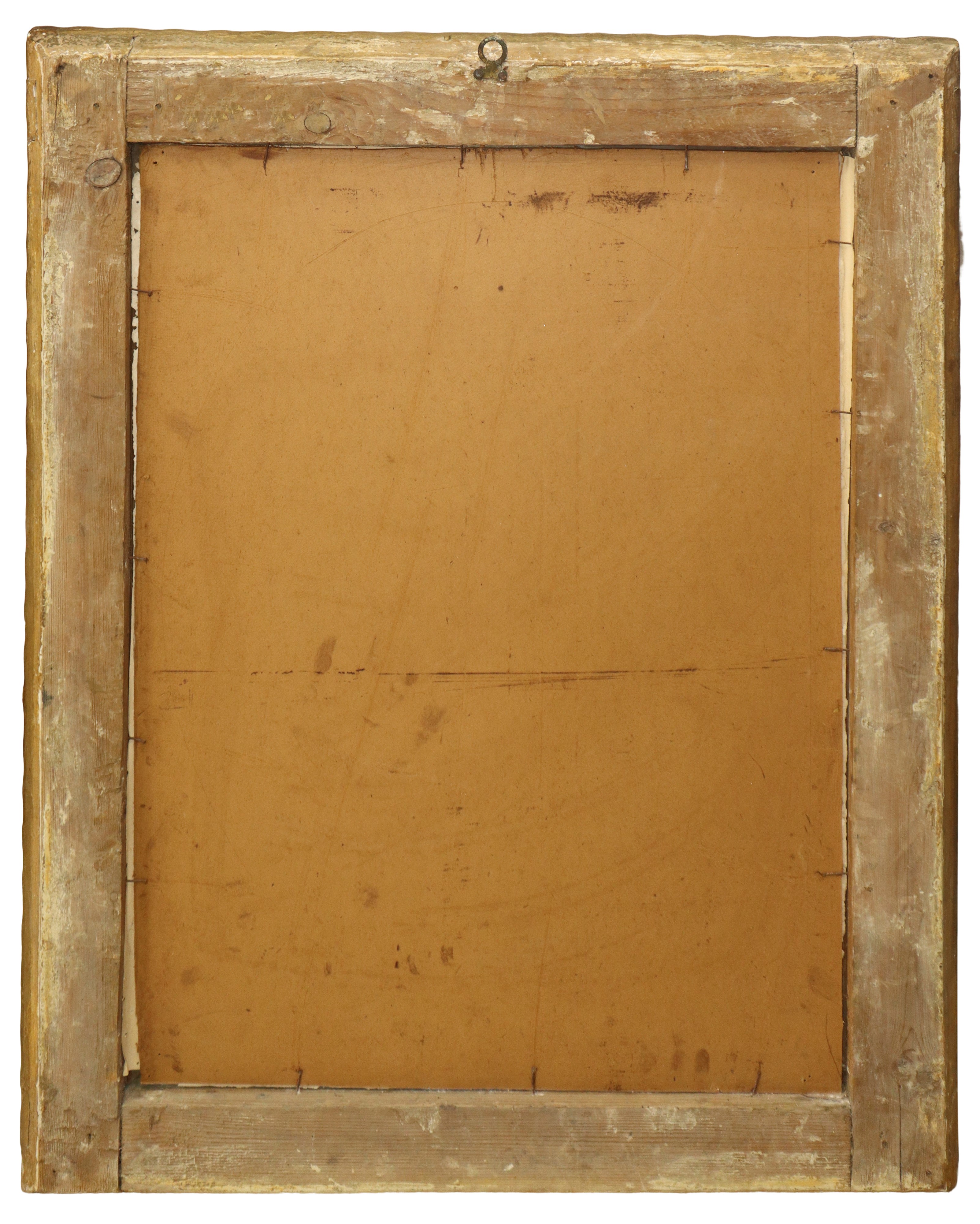 Cornice in Legno Dorato a Foglia.