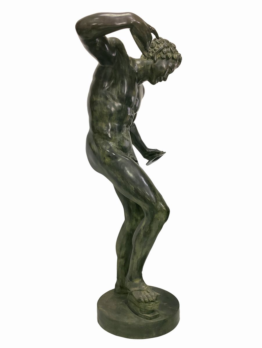 Scultore ignoto, Fauno danzante, scultura in bronzo