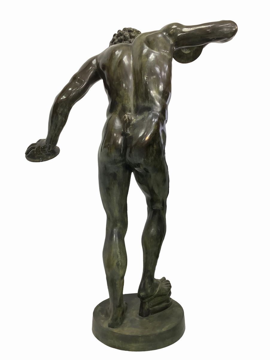 Scultore ignoto, Fauno danzante, scultura in bronzo