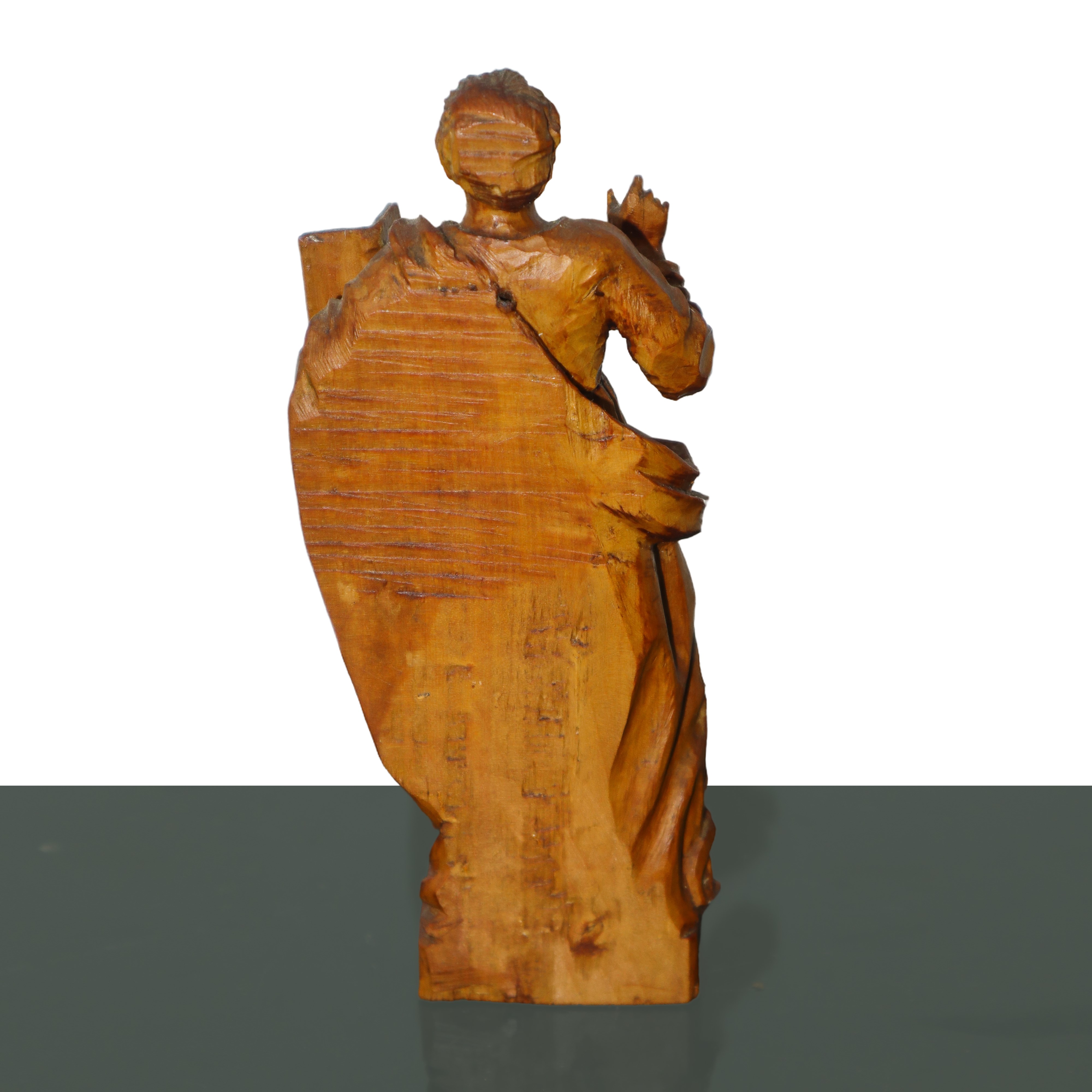 Gruppo di 11 sculture di apostoli in legno d'acero duro