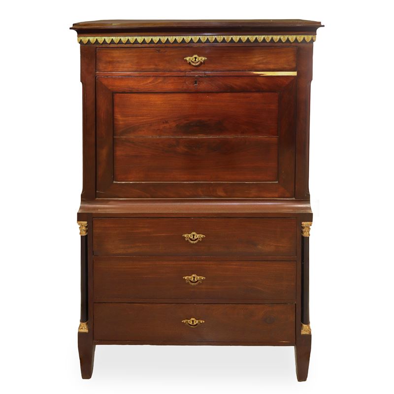 Chiffonier in Legno a Corpo Unico