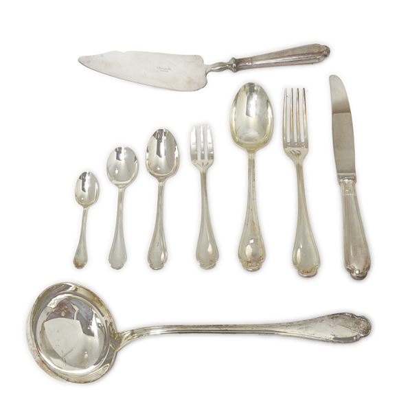 French Christofle - Silver Plated Metal Cutlery Set 