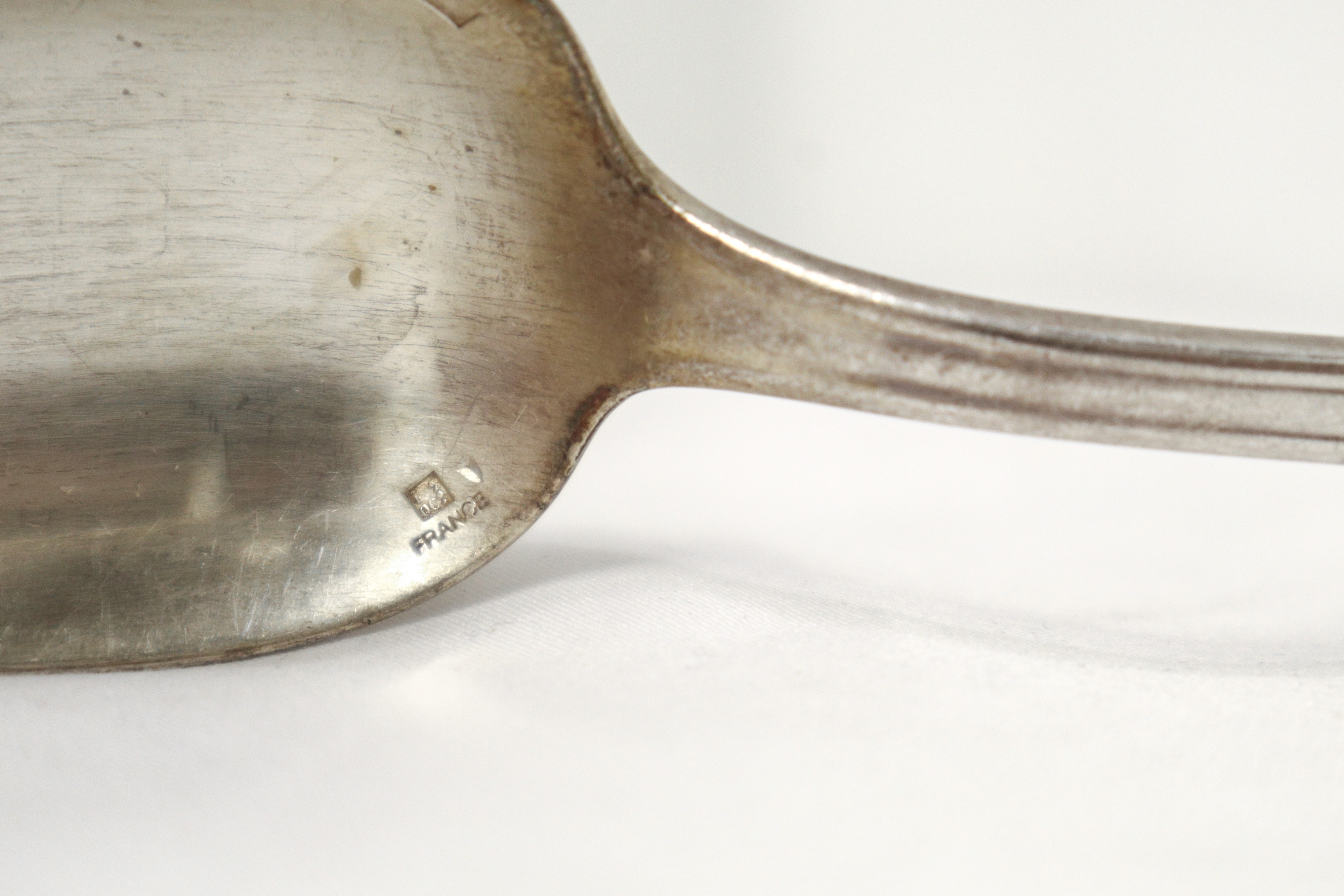 Servizio di posate in metallo argentato