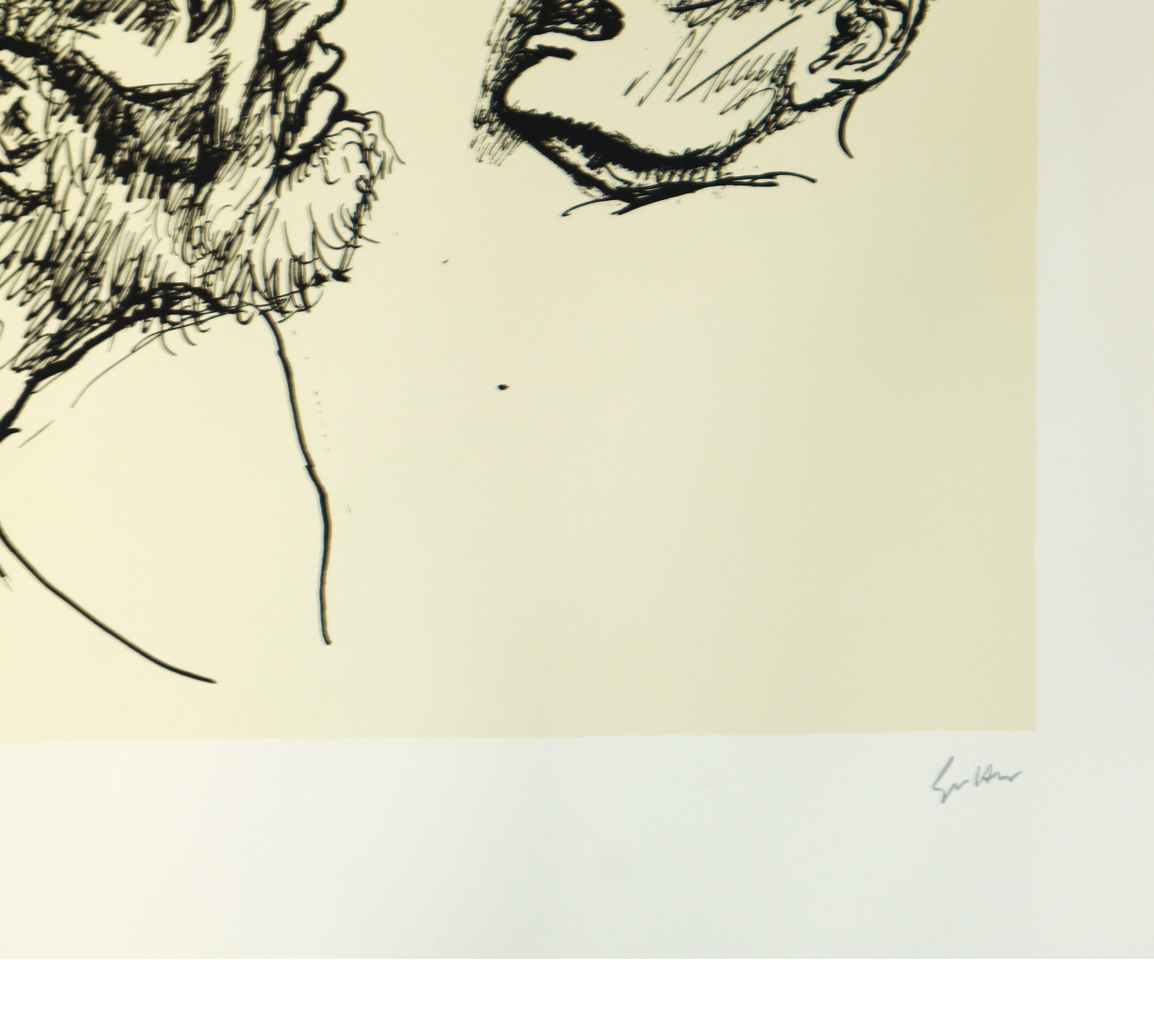 Renato Guttuso - Omaggio a Holbein: Volti