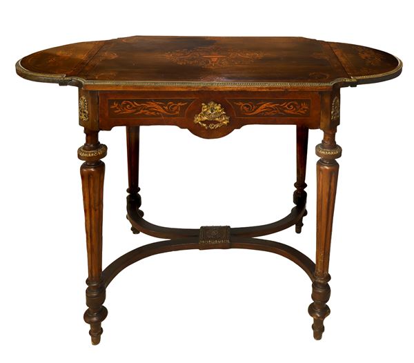 Napoleon III side table with bands