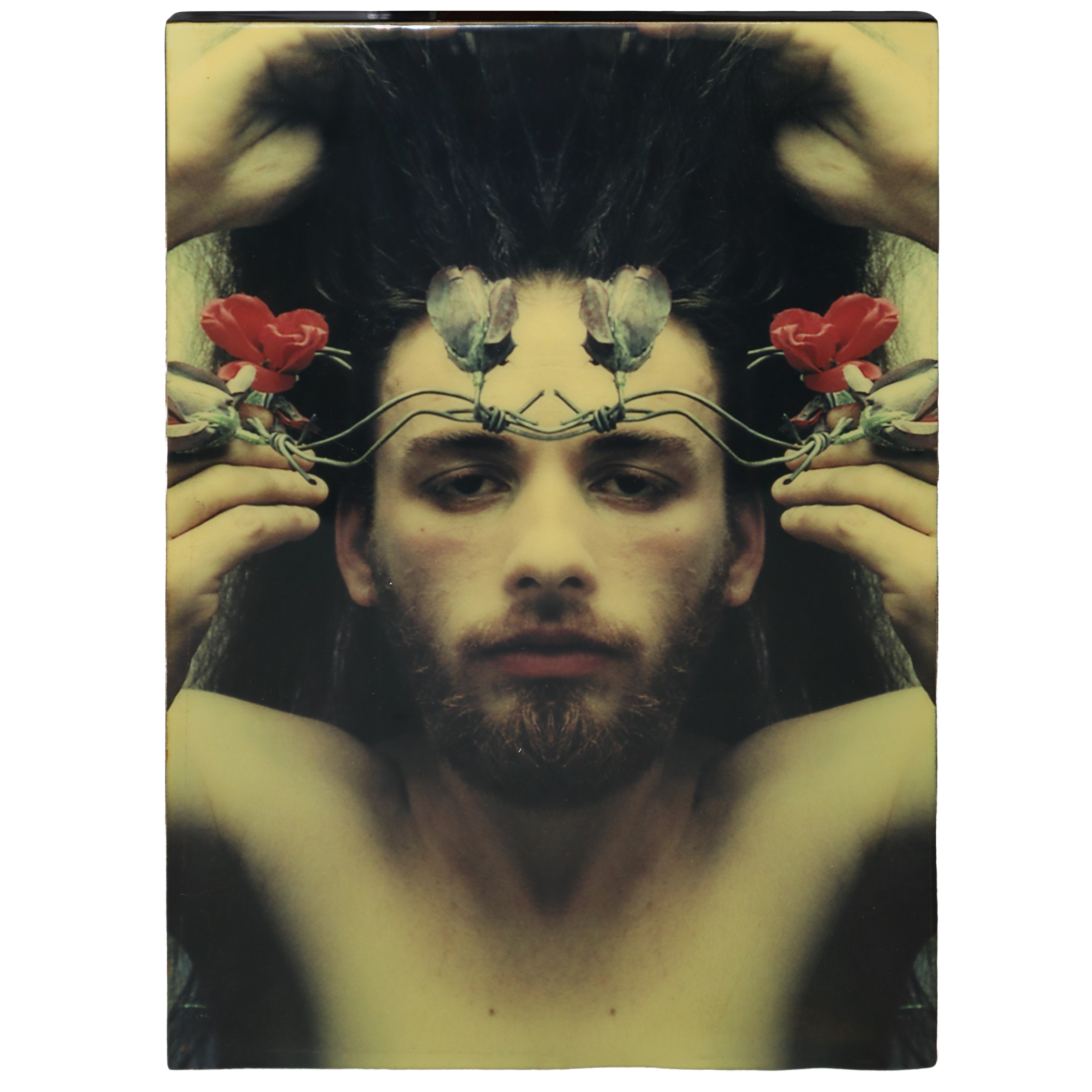 Trittico "autoritratto con rose"