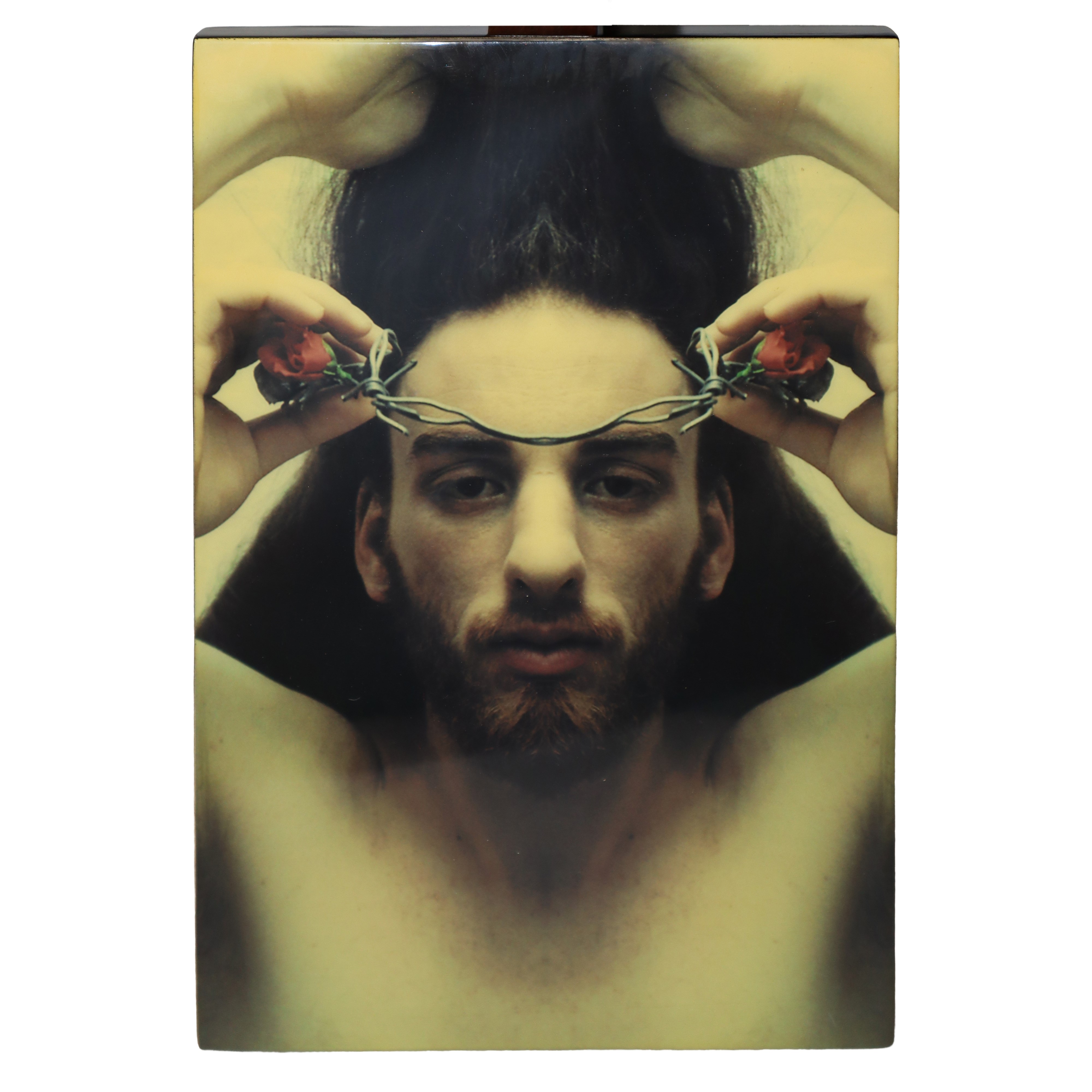 Trittico "autoritratto con rose"