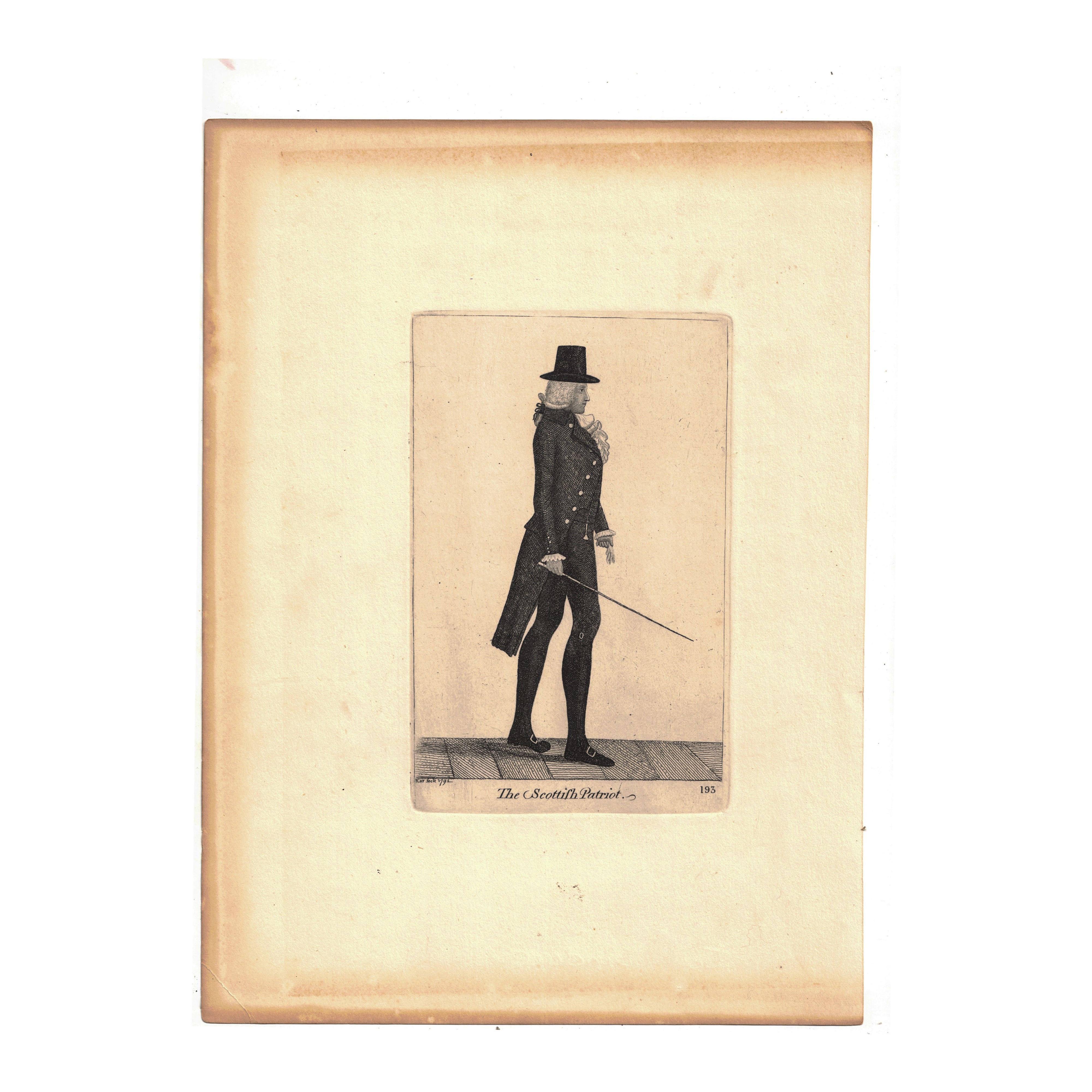 Coppia di stampe umoristiche