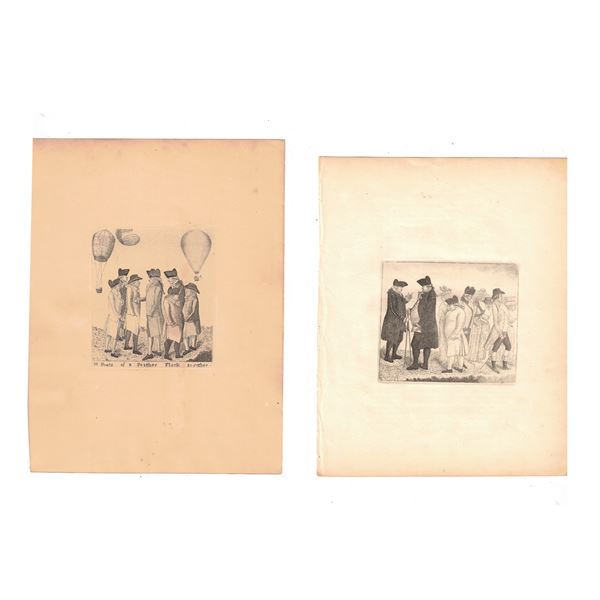 John  Kay - Pair of humorous prints