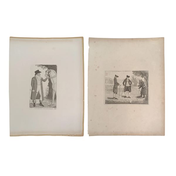 John  Kay - Pair of humorous prints