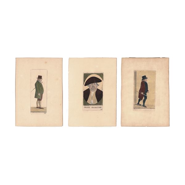 John  Kay - Three humorous color prints