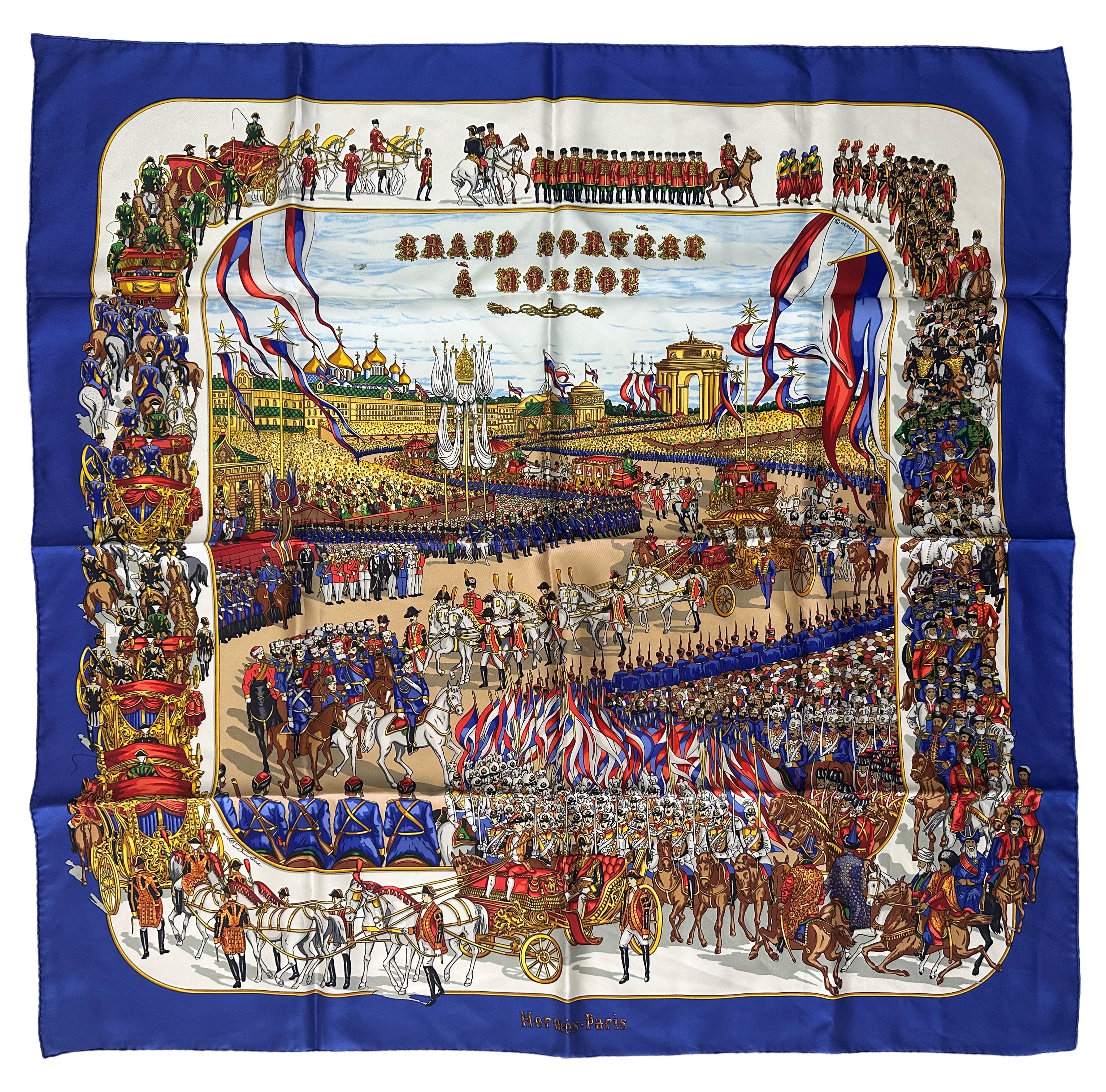 Hermes Paris - Foulard 'grand Cortége a Moscou'