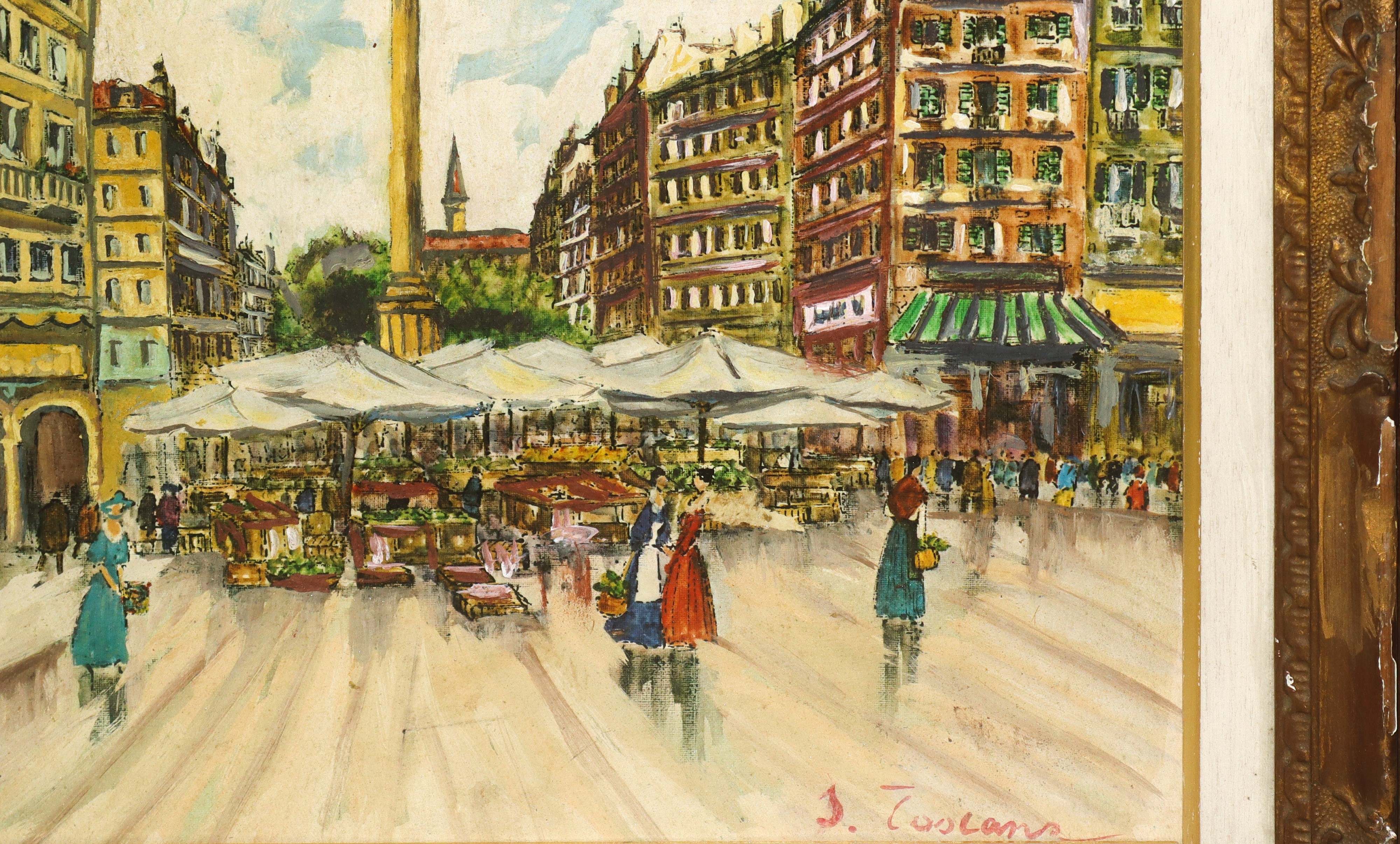 Mercato in una Piazza di Parigi