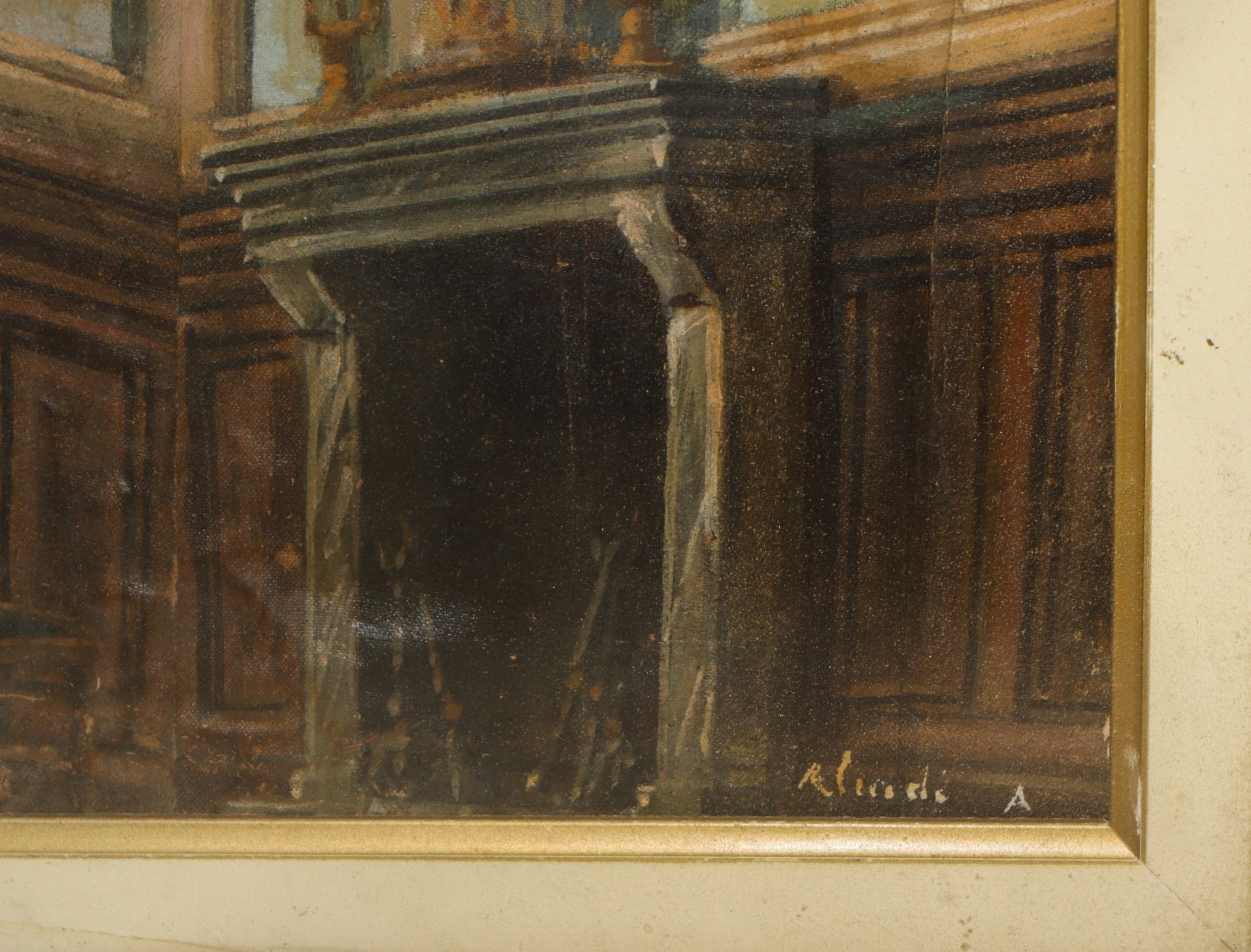 Interno Raffigurante Camera da Letto Quinta della "sonnambula" Atto II