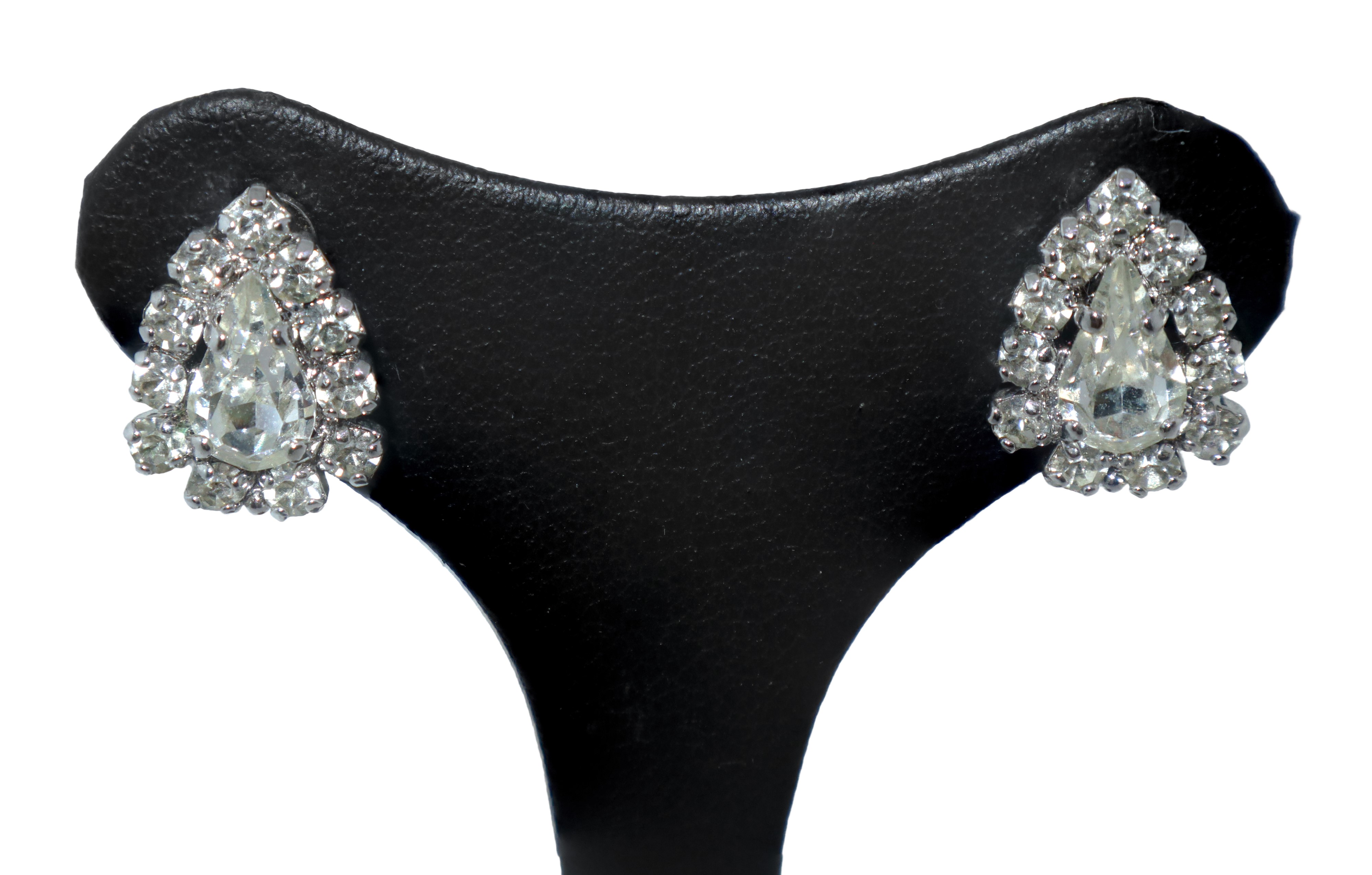 Orecchini a clip con strass