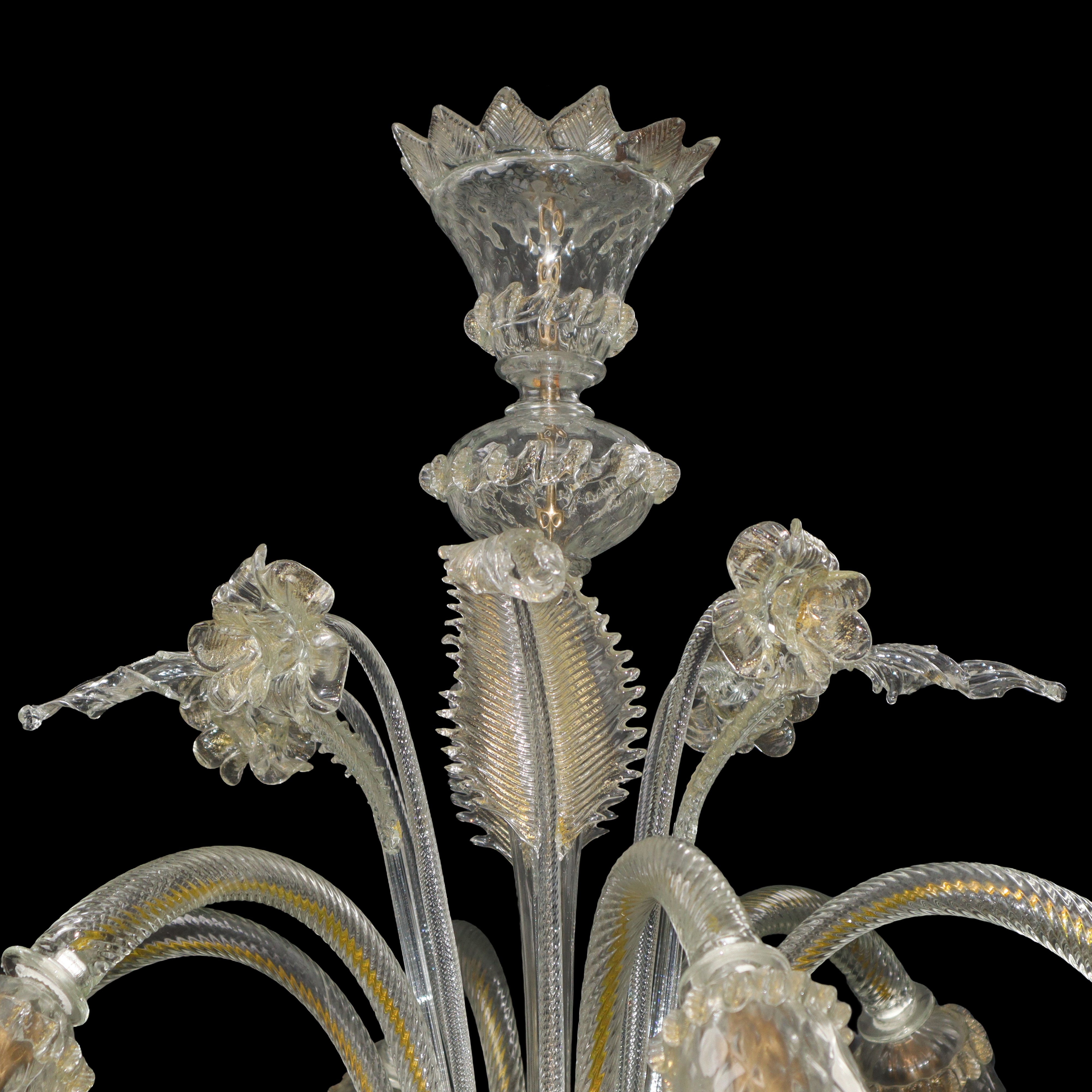 Lampadario in vetro di Murano