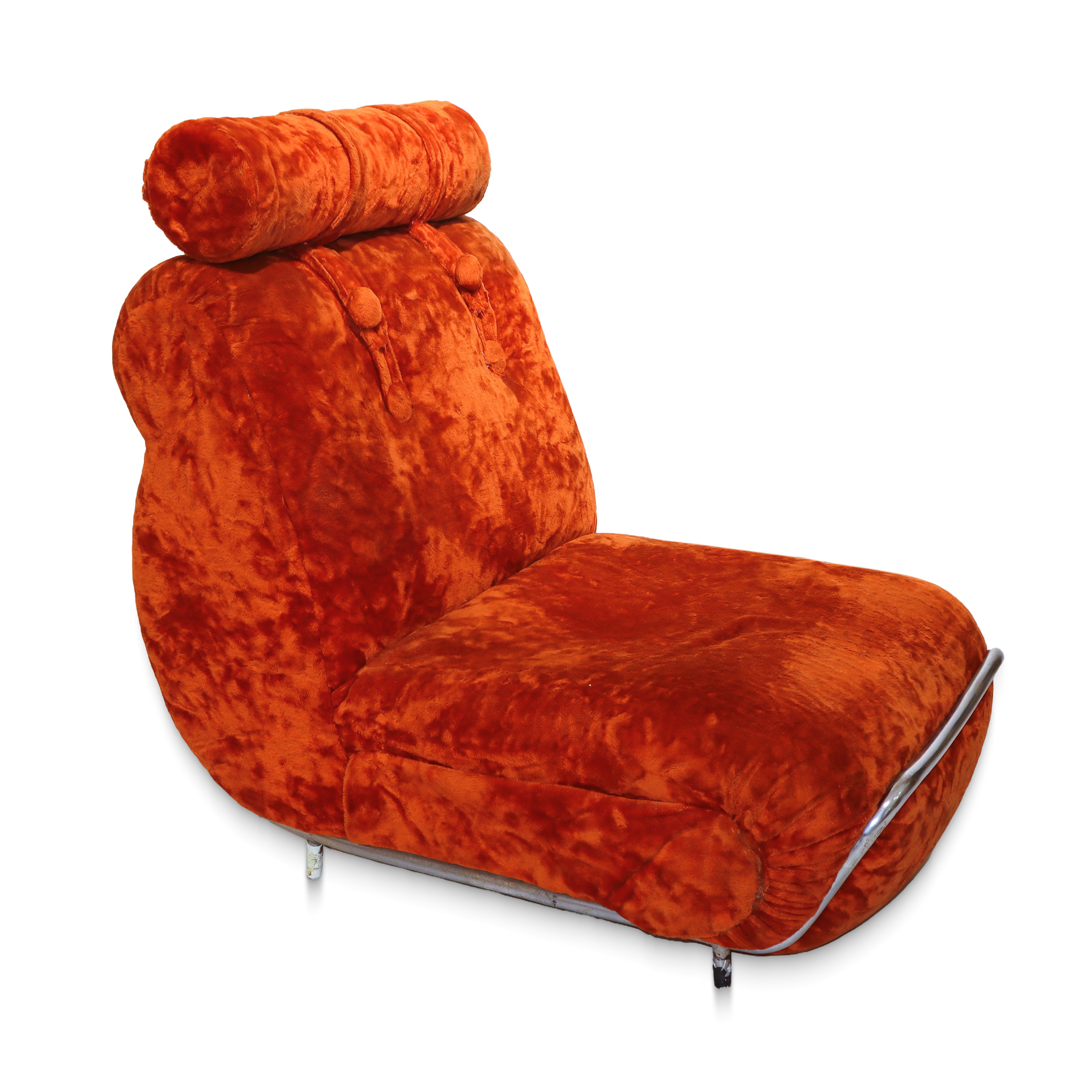 Divano a tre posti con poltrona con braccioli e poltrona con poggiatestasta