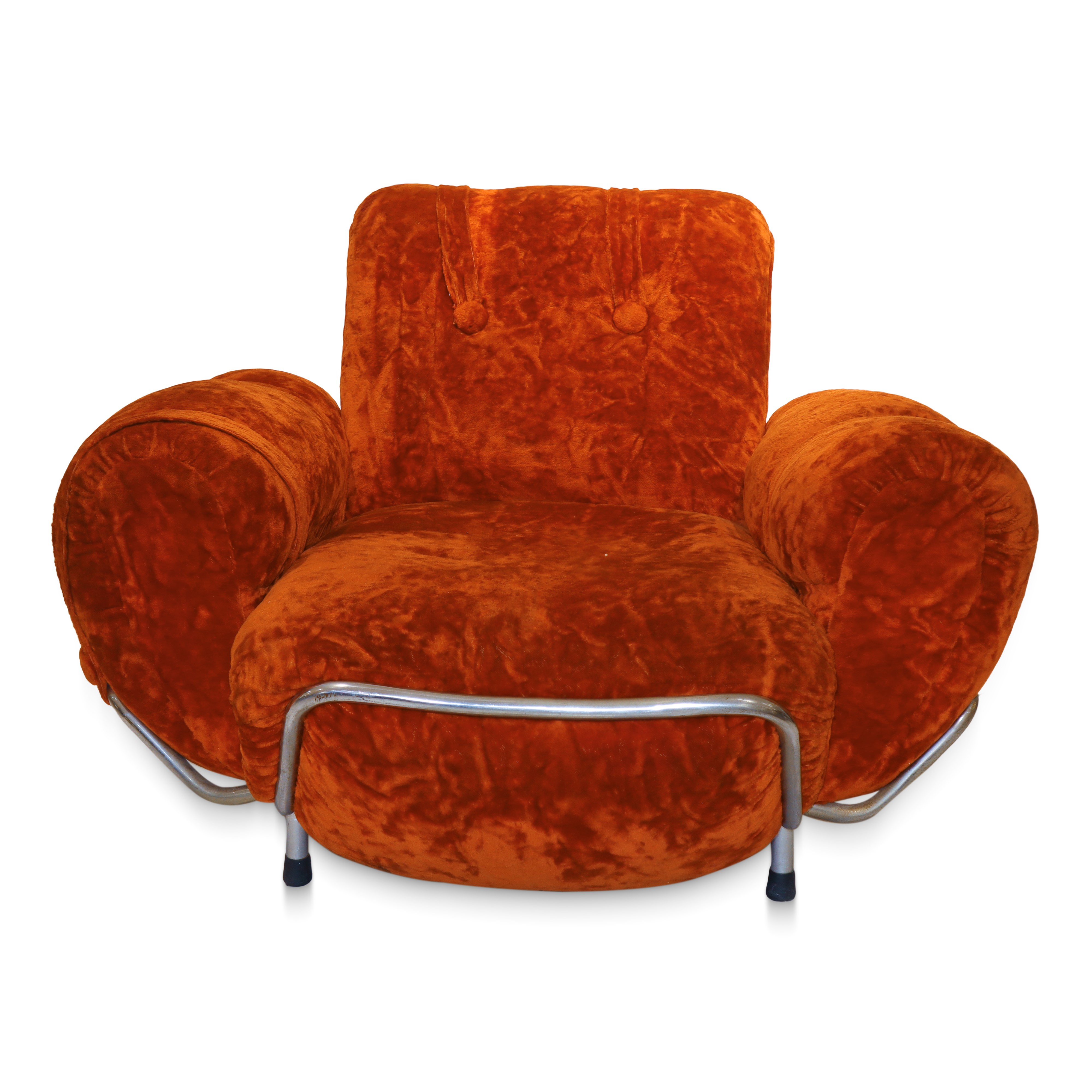 Divano a tre posti con poltrona con braccioli e poltrona con poggiatestasta