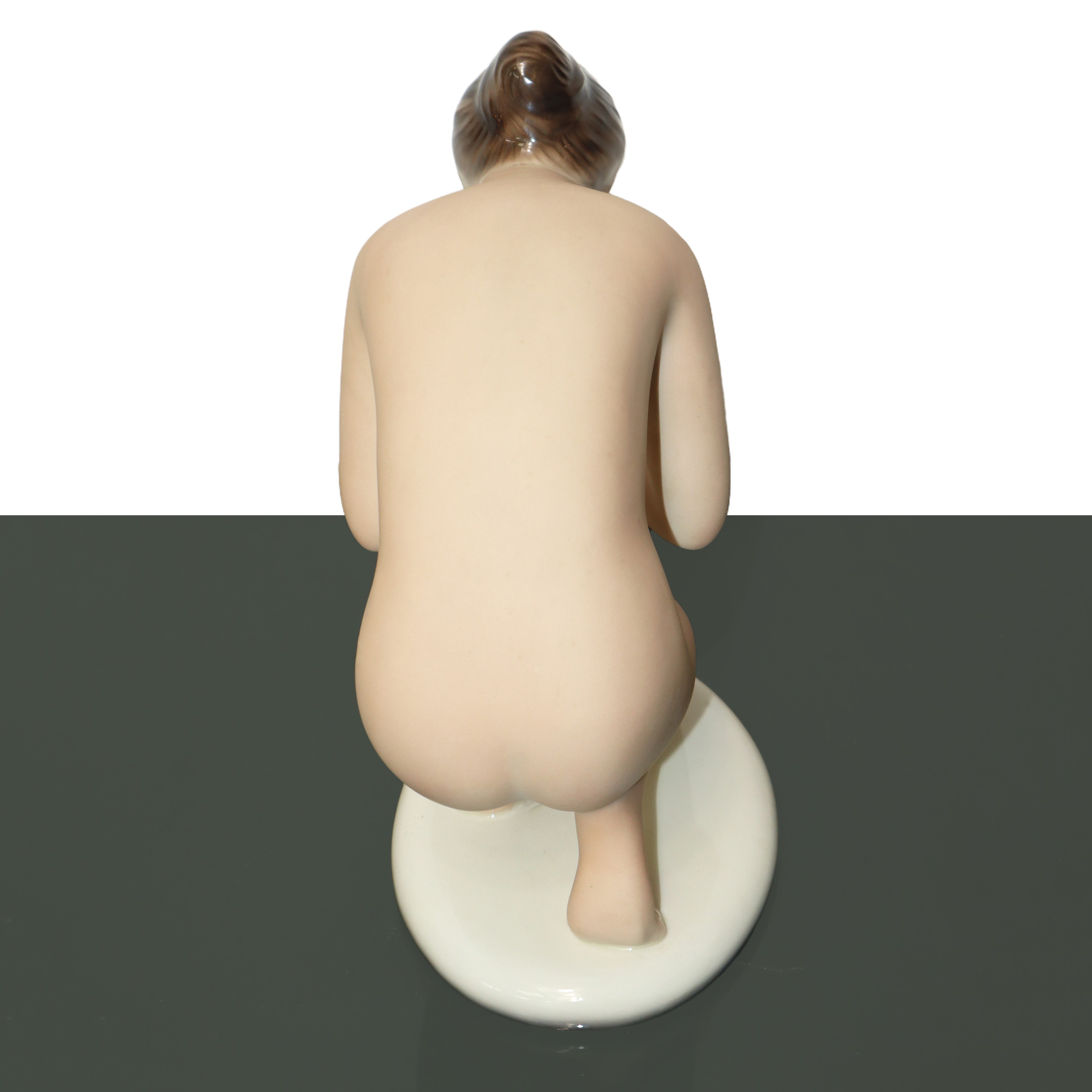 Favaro Cecchetto Ceramiche Italiane - Nudo di Donna in Ceramica Policroma