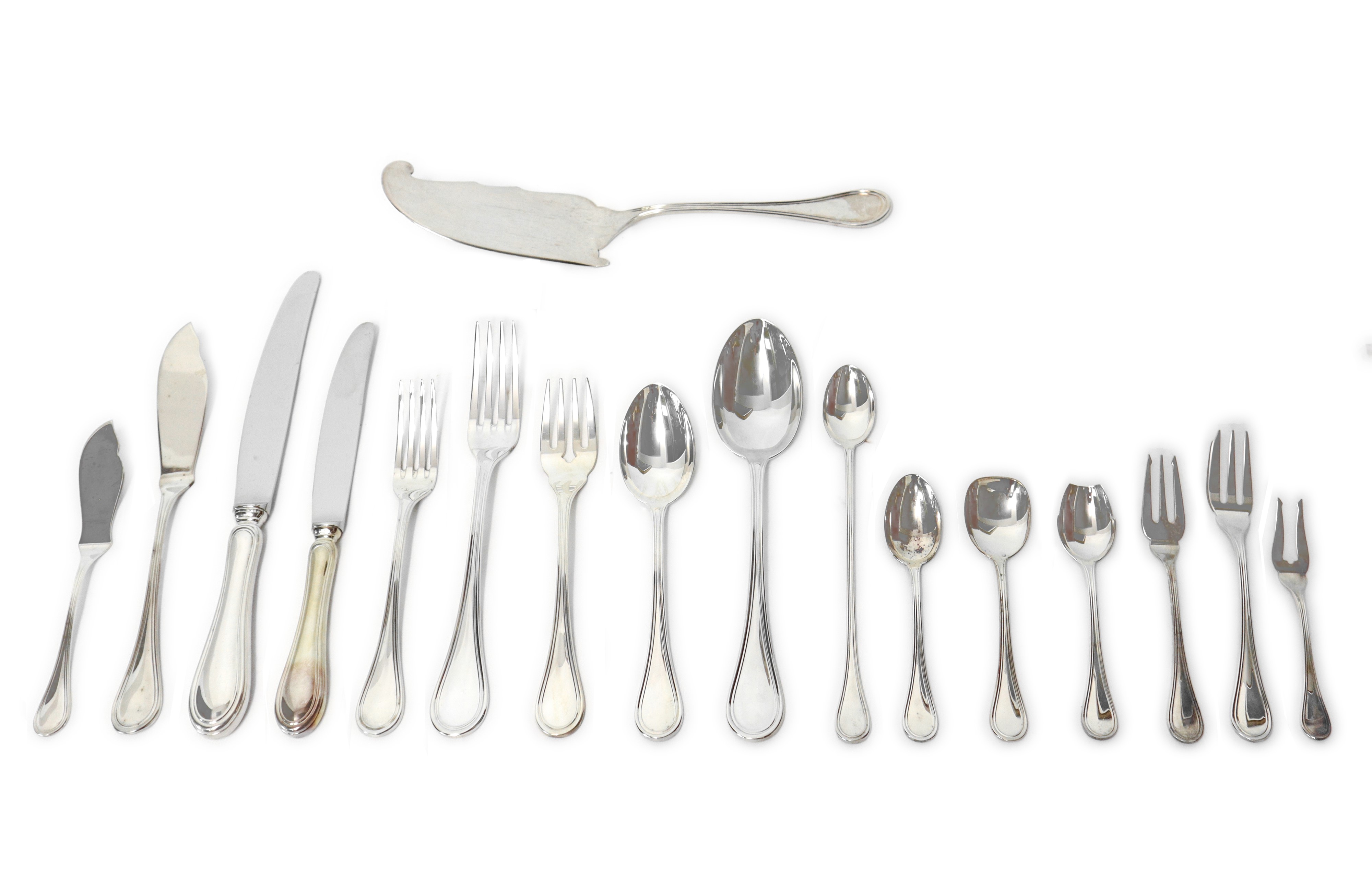 Servizio completo di posate in argento