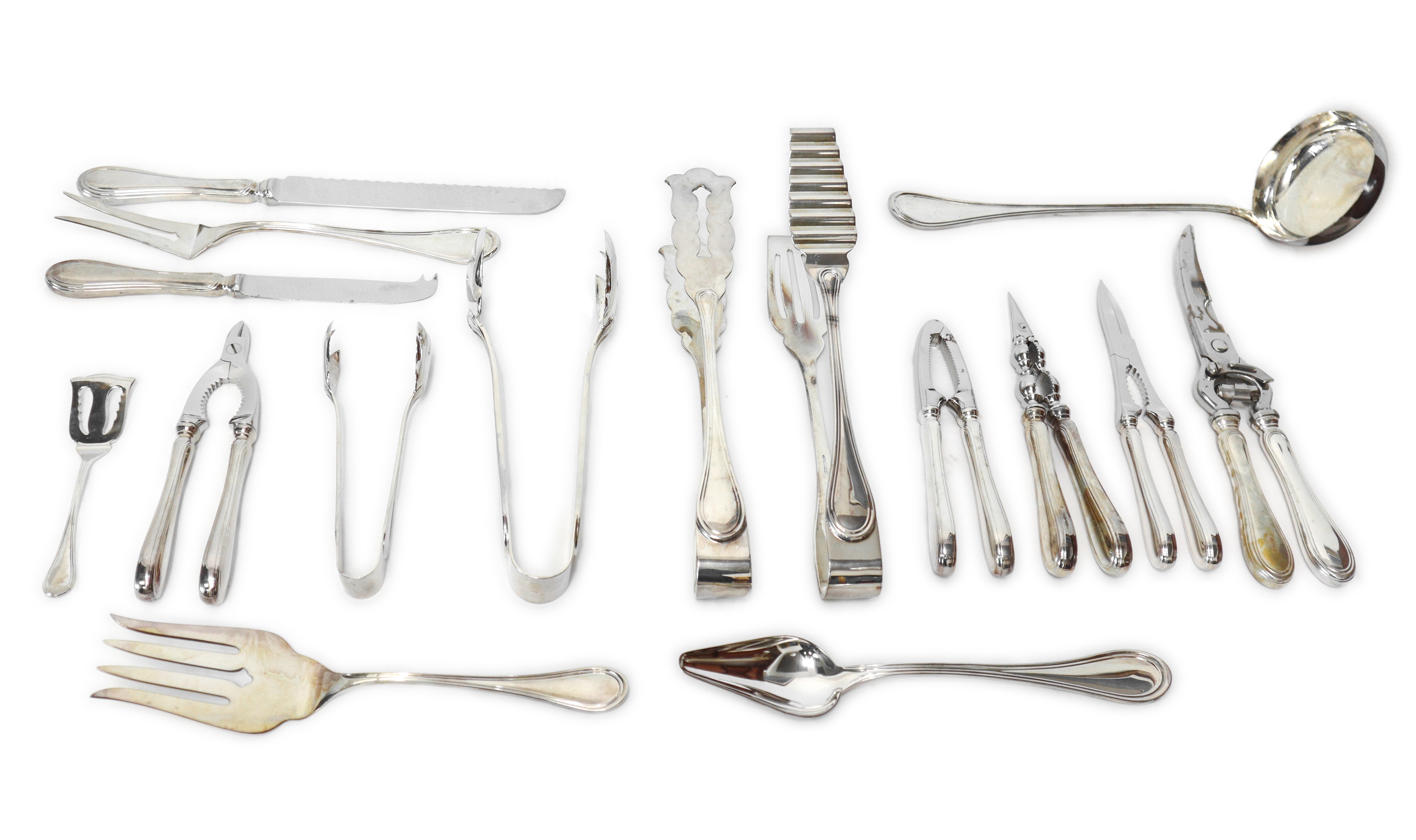 Servizio completo di posate in argento