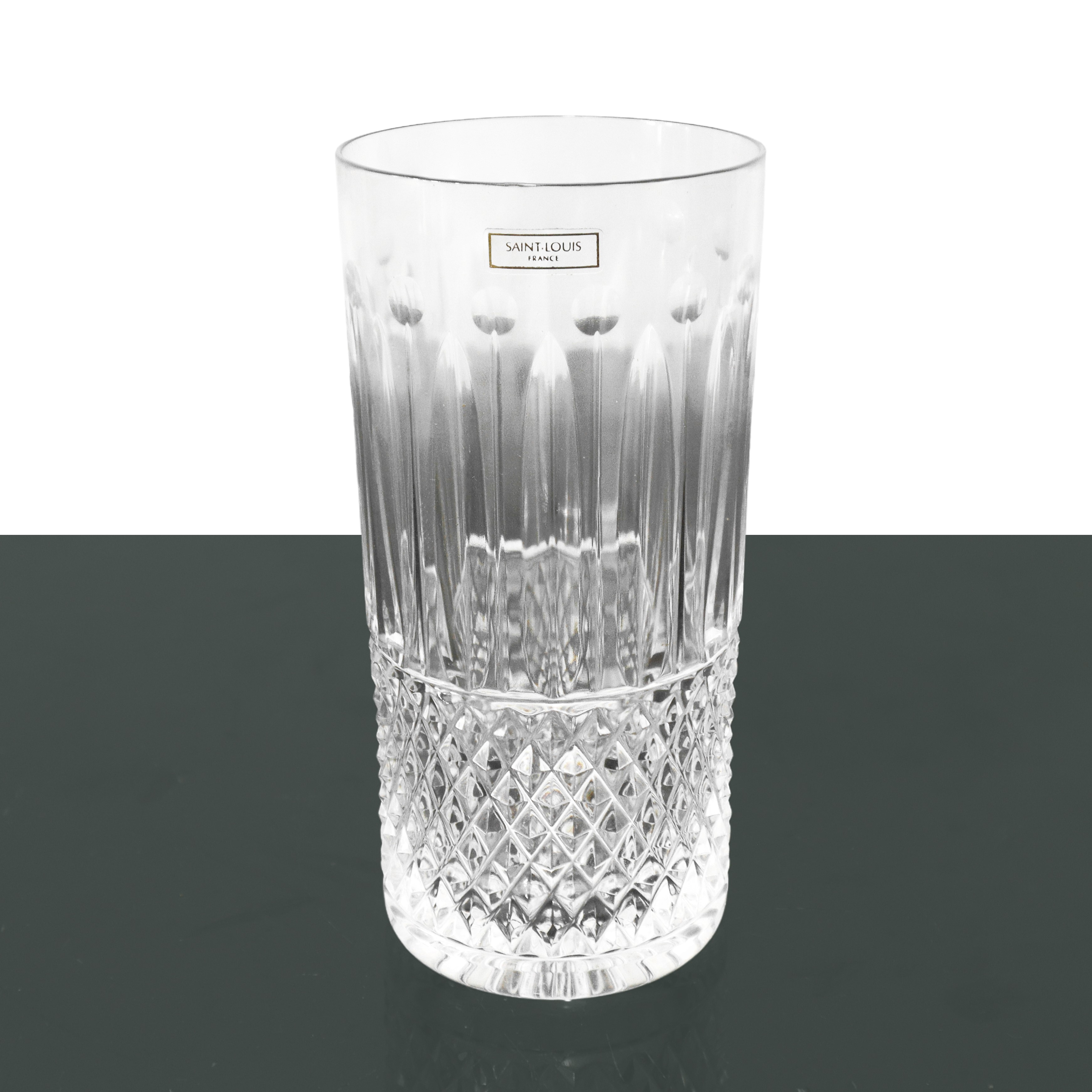 Servizio da cocktail in cristallo Saint Louis modello Tommy per 6 persone