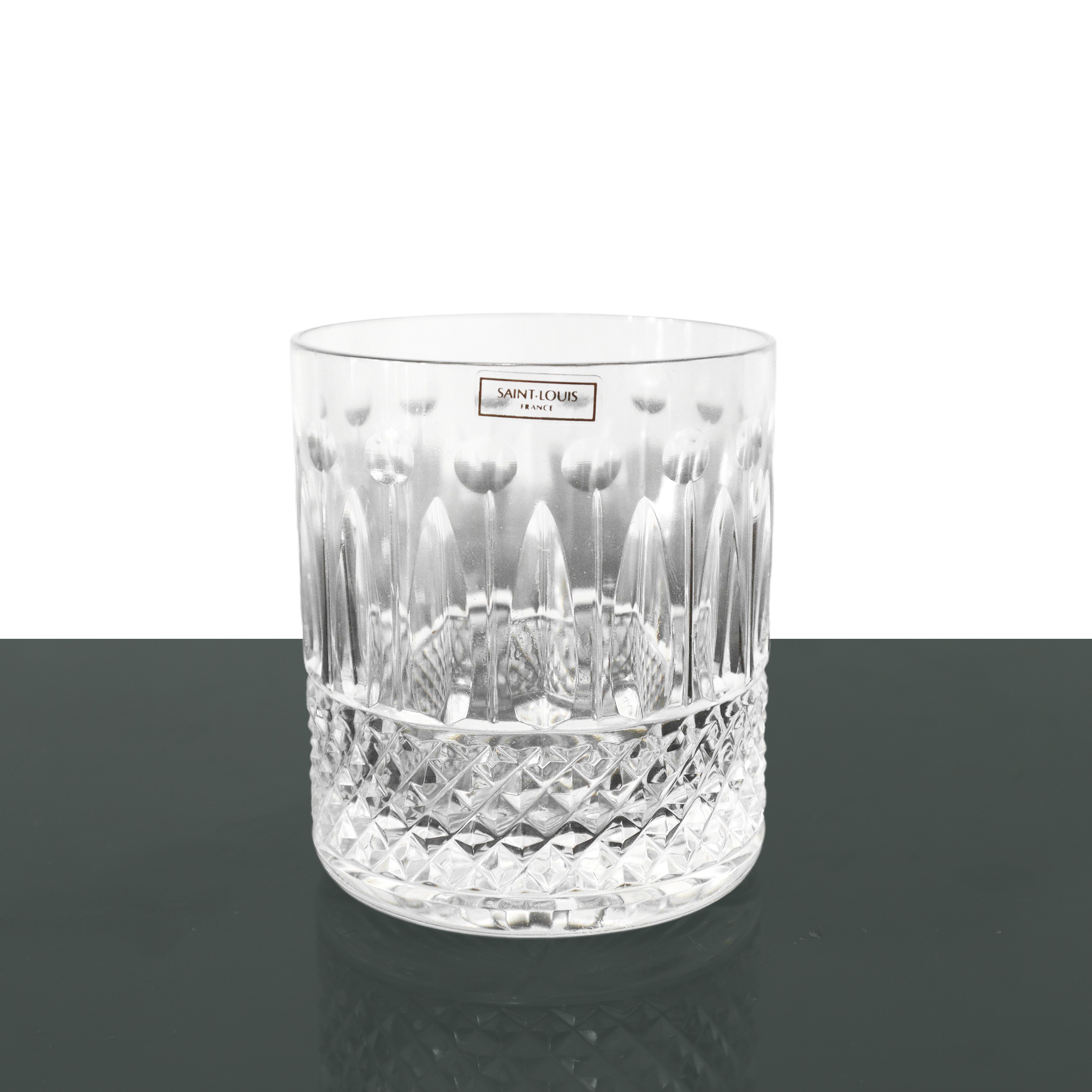 Servizio da cocktail in cristallo Saint Louis modello Tommy per 6 persone