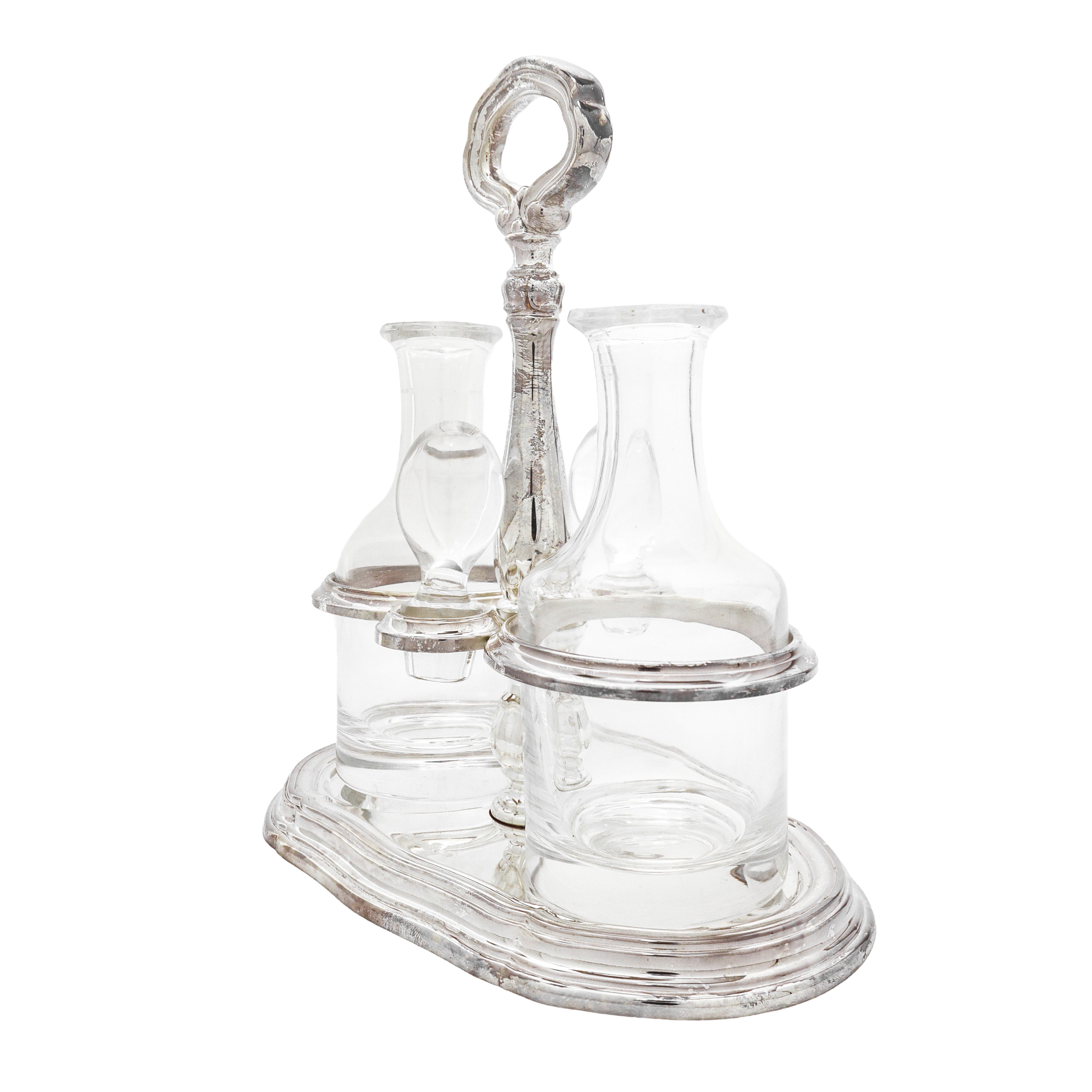 Oliera in argento 800, Argentieri Ricci