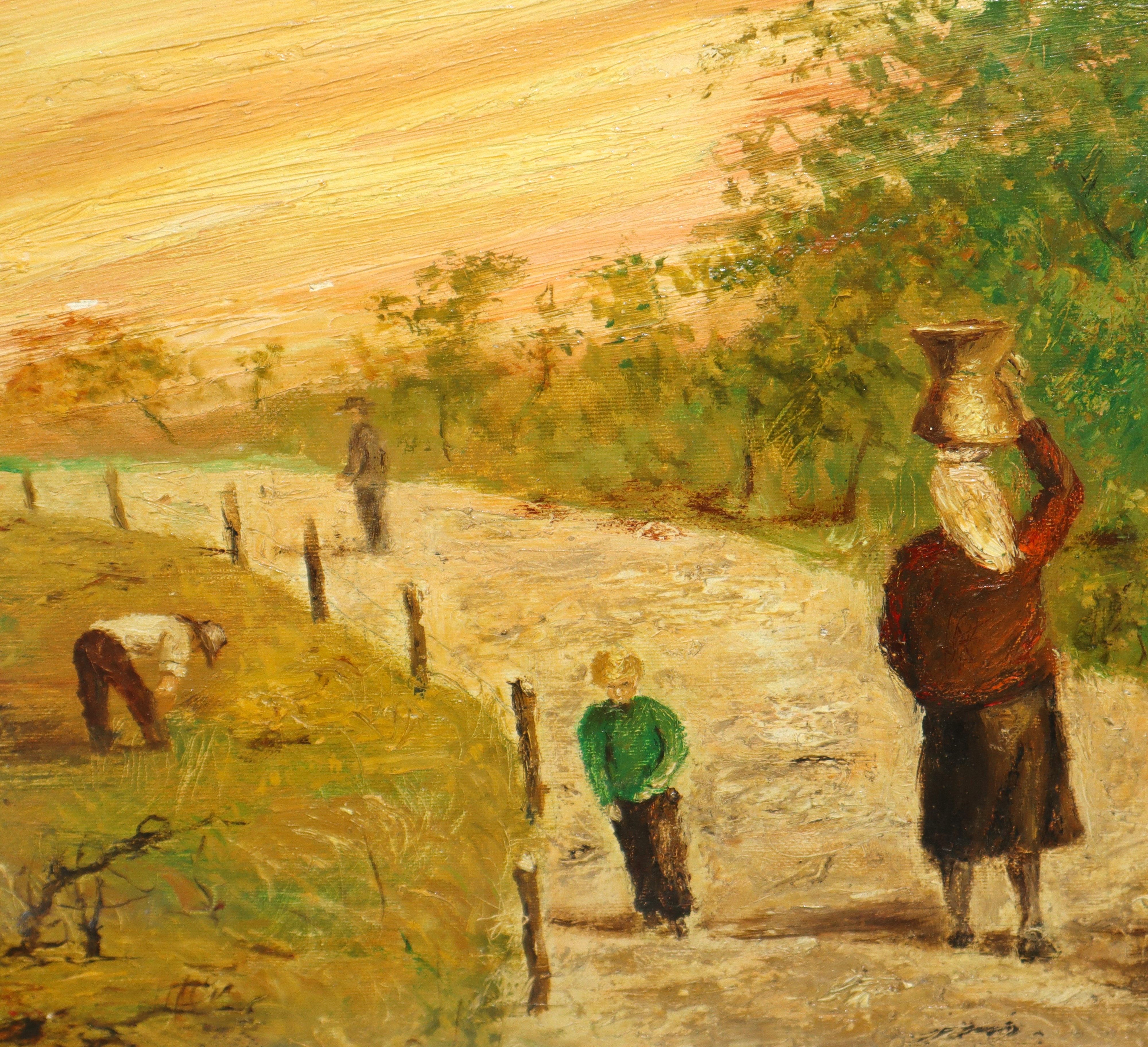 Paesaggio Agreste con Personaggi