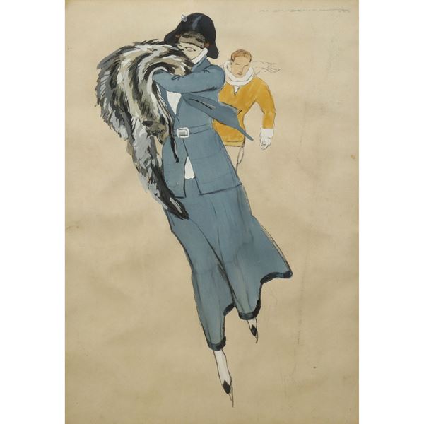 Marcello Dudovich - Ice Skater