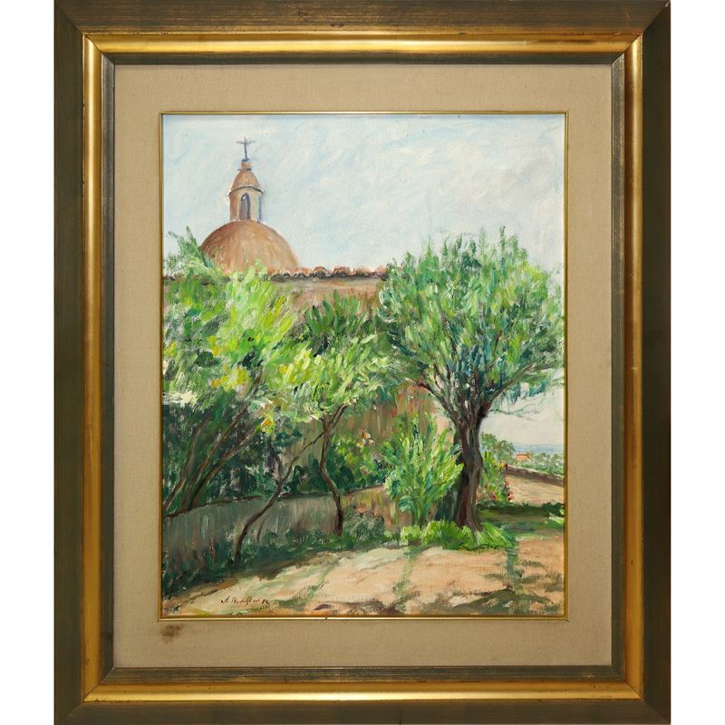 Paesaggio con alberi