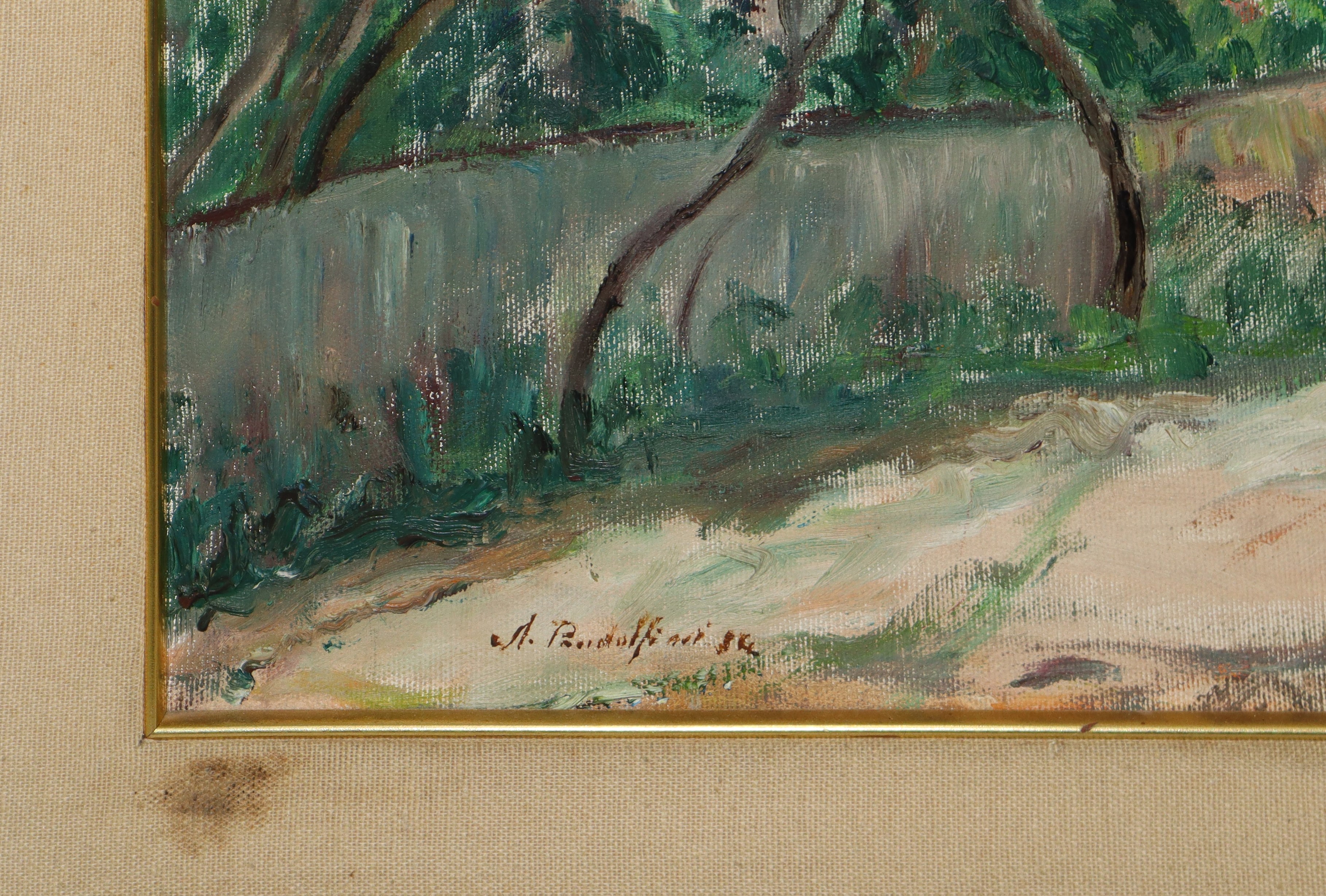 Paesaggio con alberi