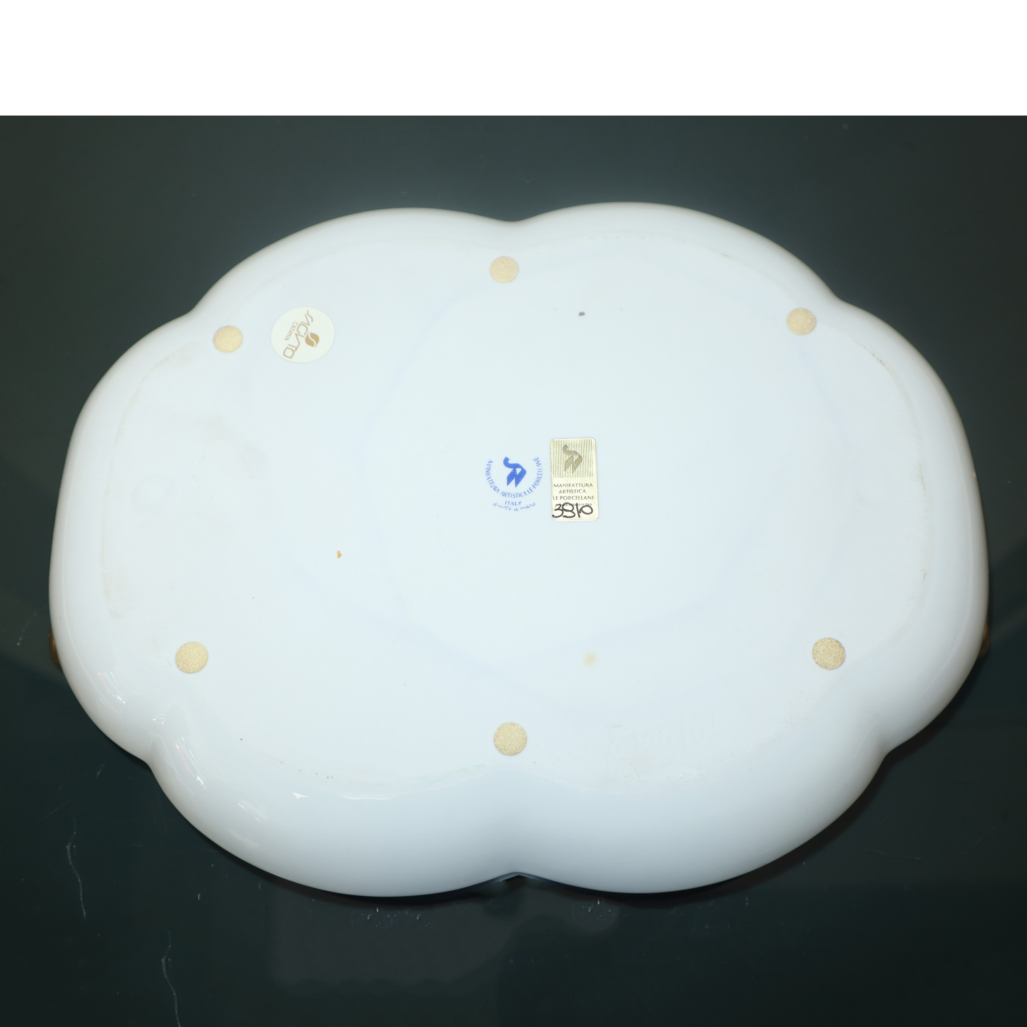 Vassoio in porcellana