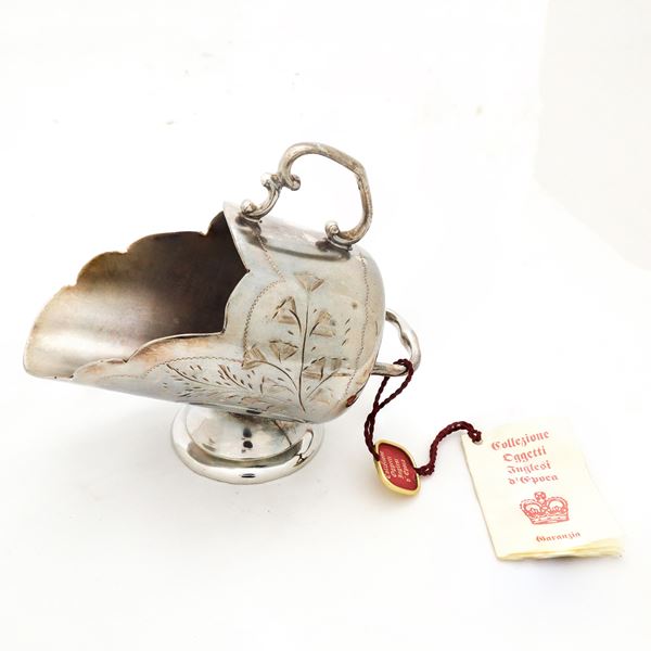Embossed Sheffield Sugar Bowl