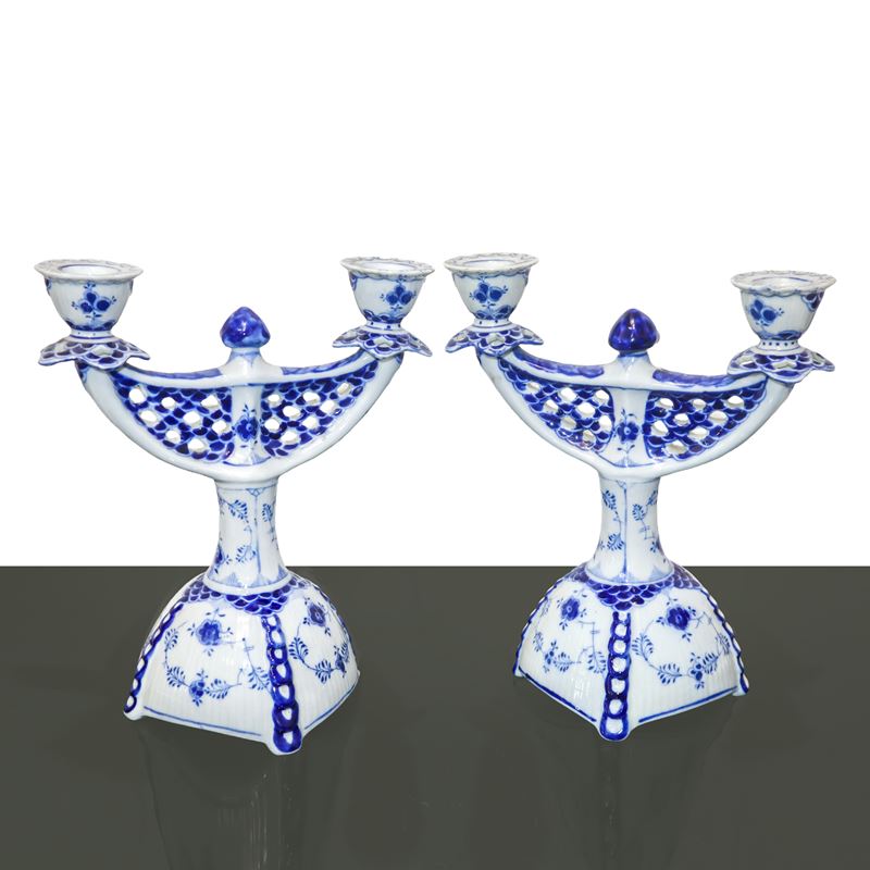 Coppia di portacandele