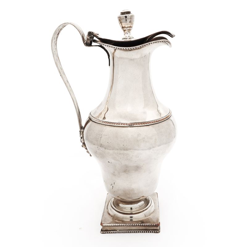 Versatoio Silver Plated con Base Quadrata