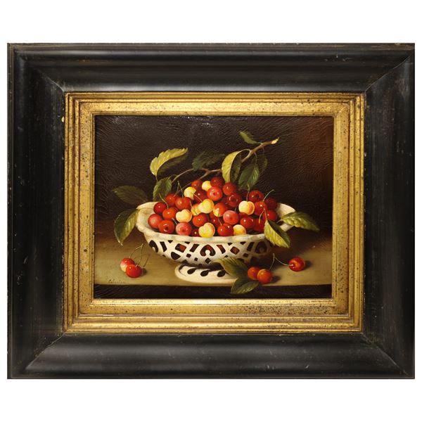 Basket of cherries