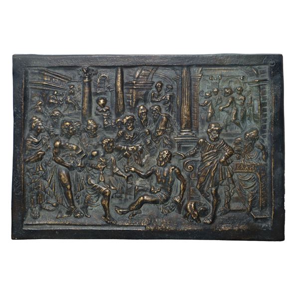 Ulysses, scene from the Odyssey on bronze plaque