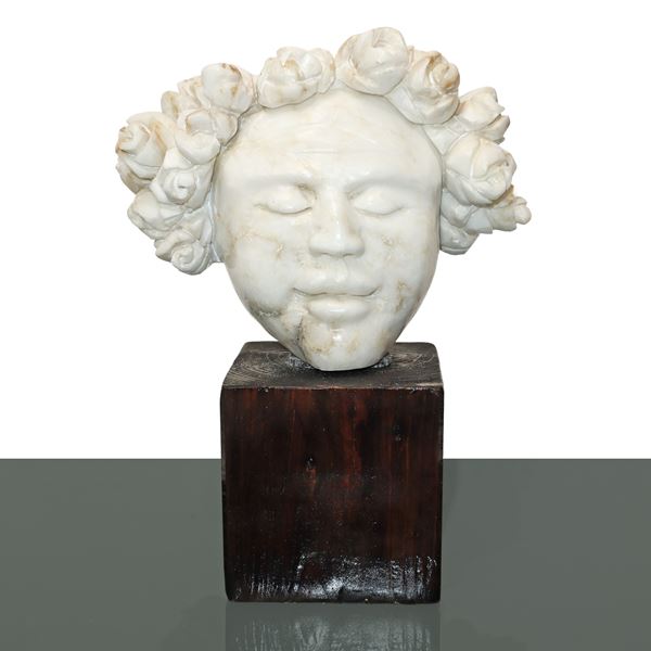 Michele Valenza - Woman with flower head