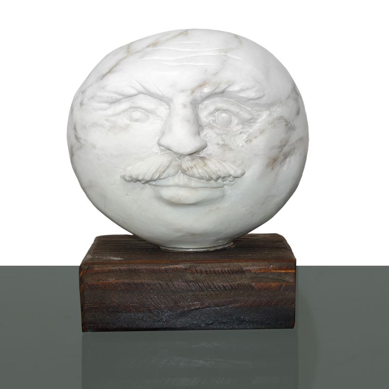 Volto maschile , Sole-Luna