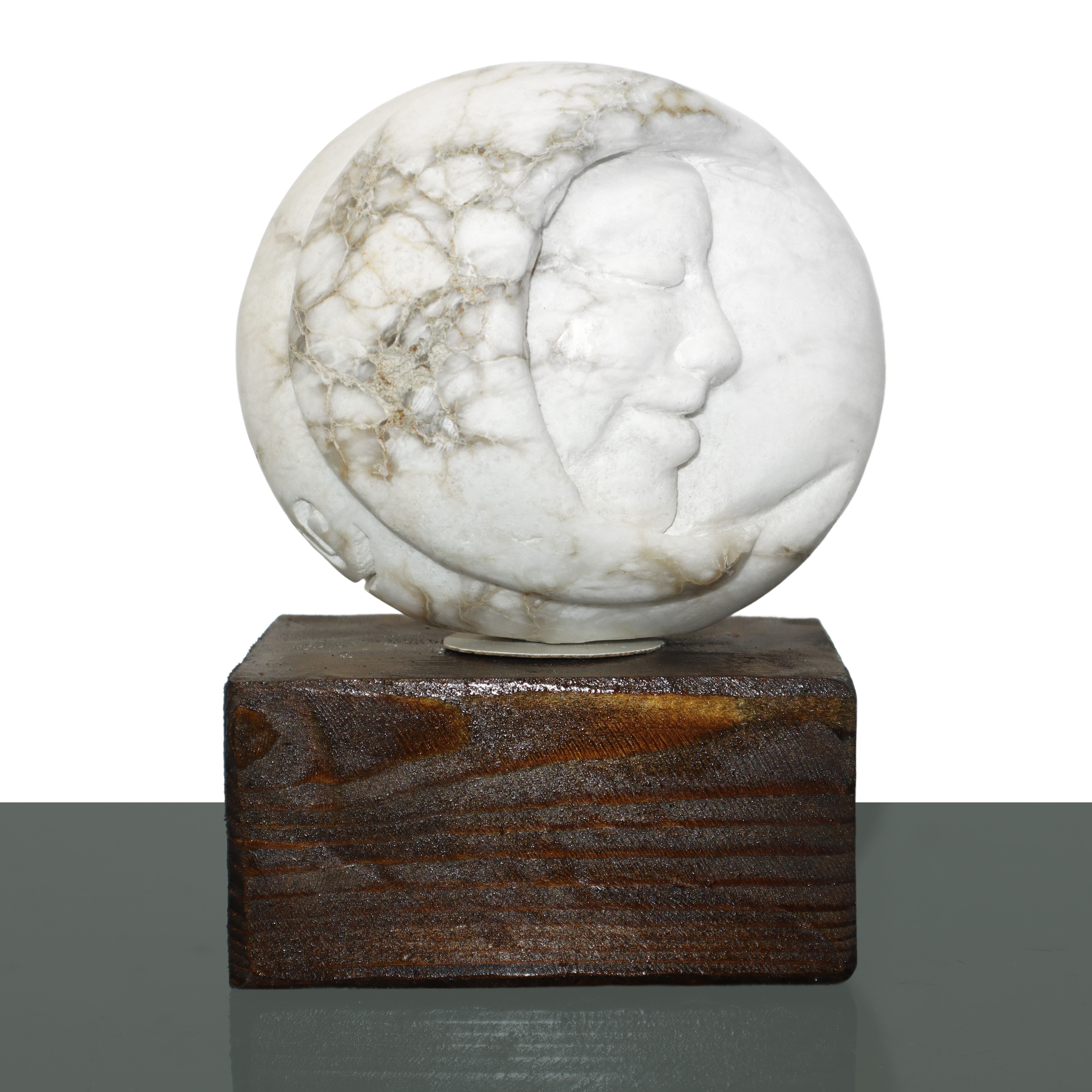 Volto maschile , Sole-Luna