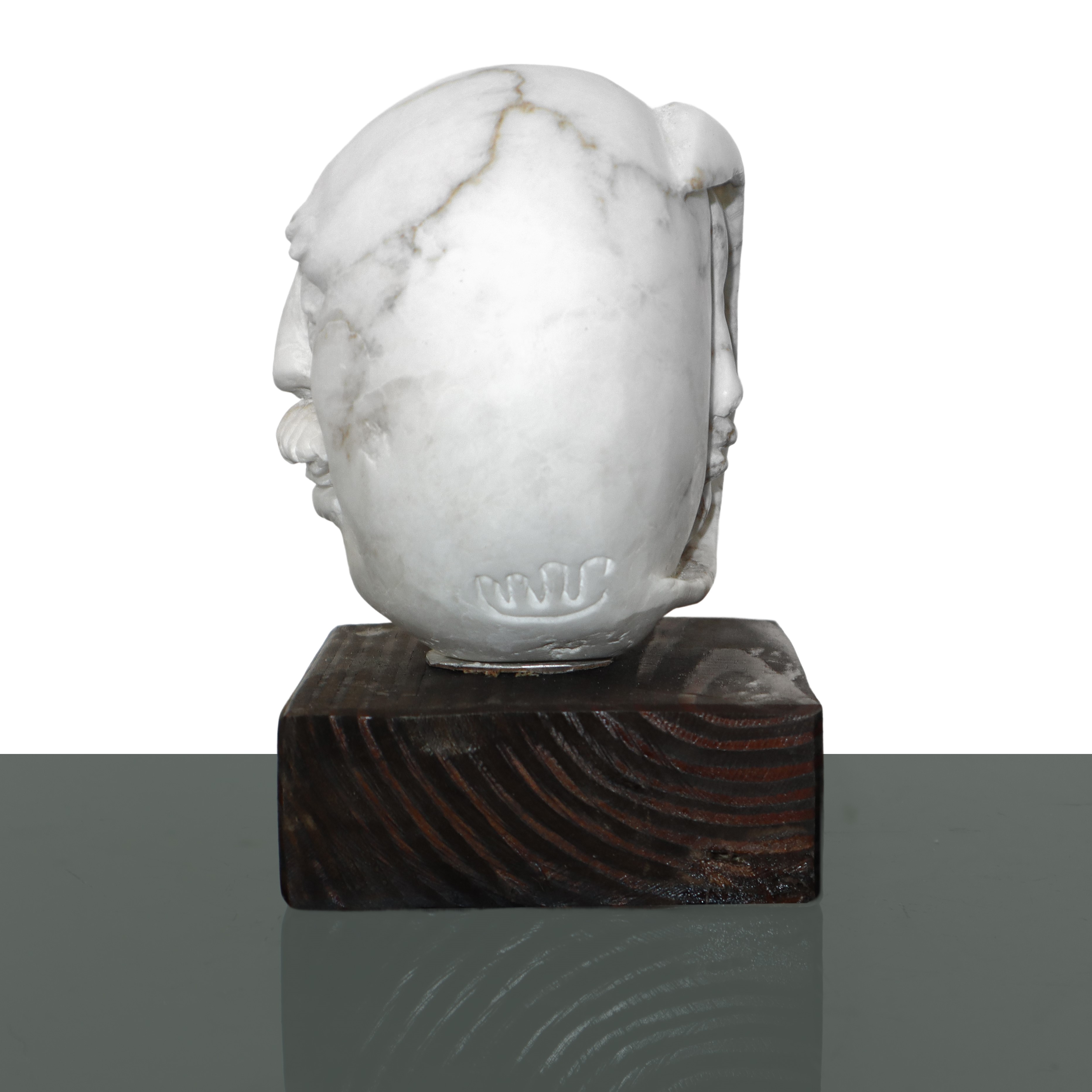 Volto maschile , Sole-Luna