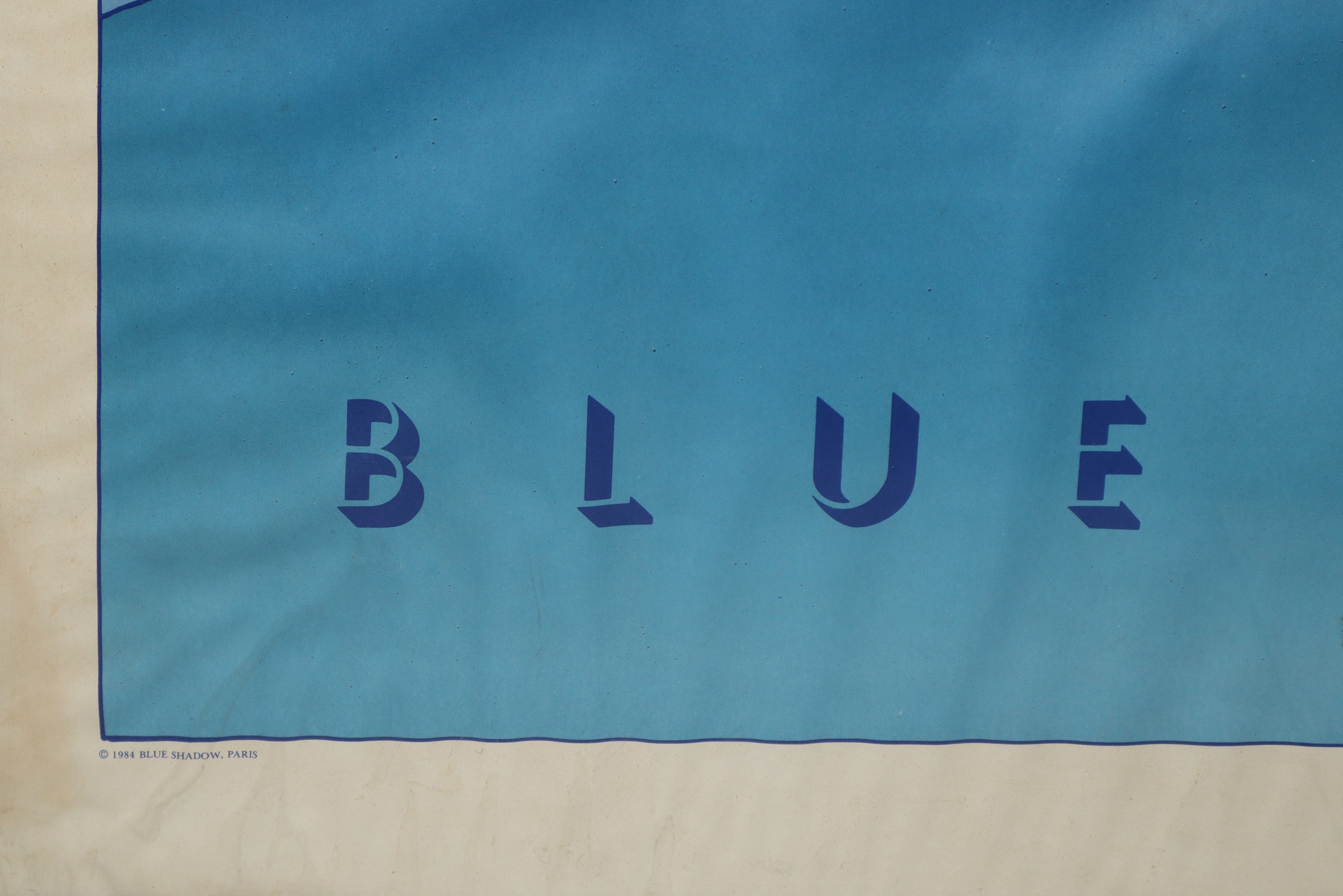 Jean-michel Folon - L'aube, Blue Shadow