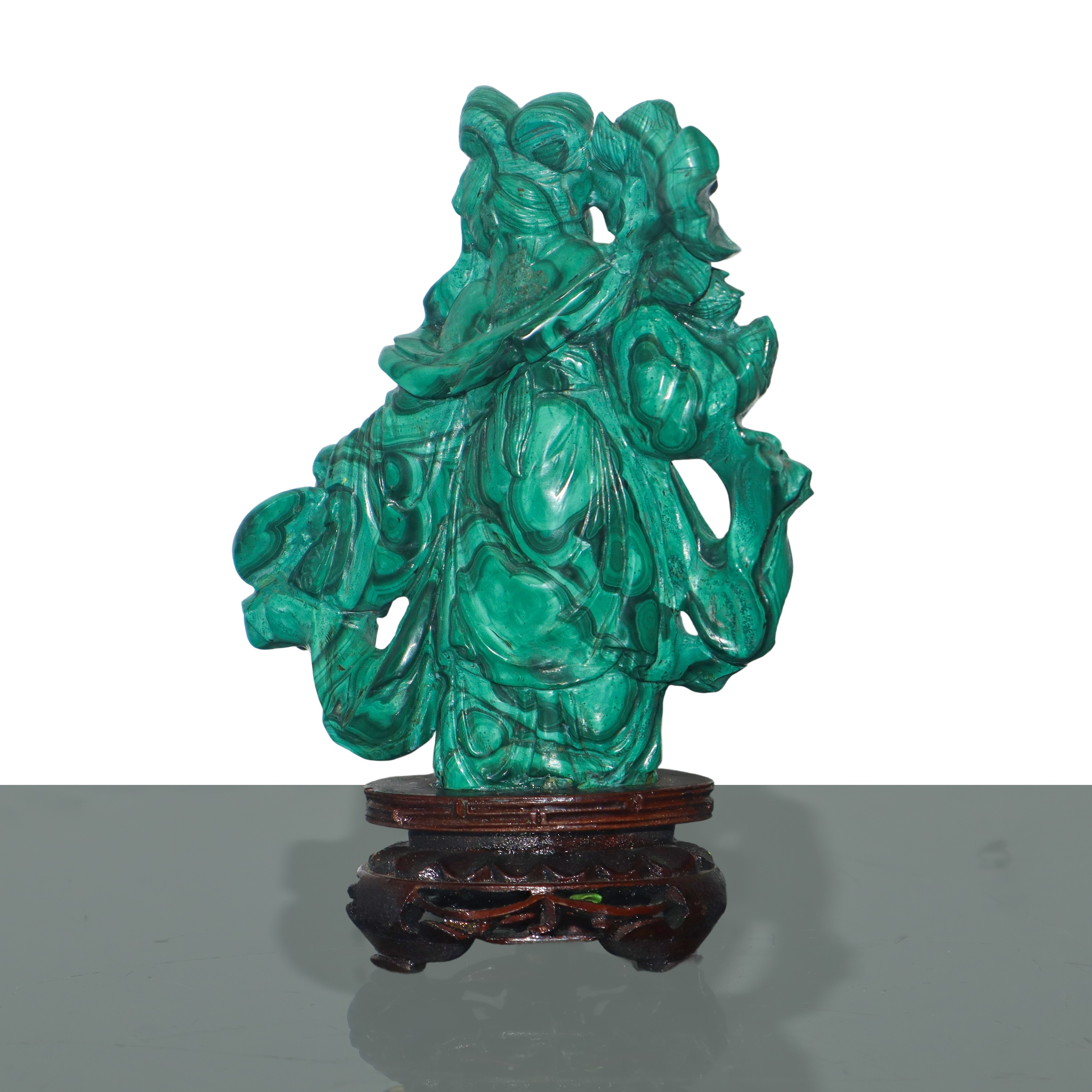 Guanyin in Malachite