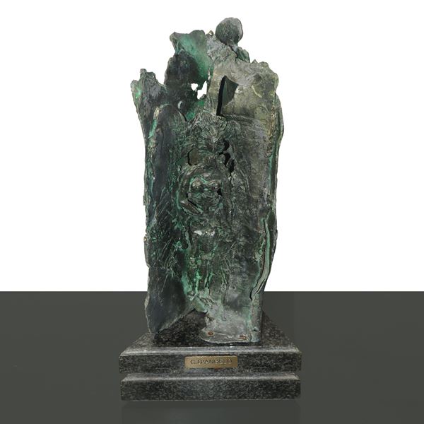 Claudio D'Angelo - Sculpture bas-relief nude women