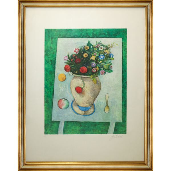 Aldo Gentilini - Vase of flowers