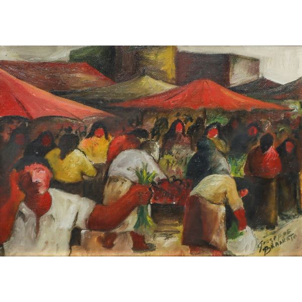 Giuseppe  Brancato - Donne al mercato